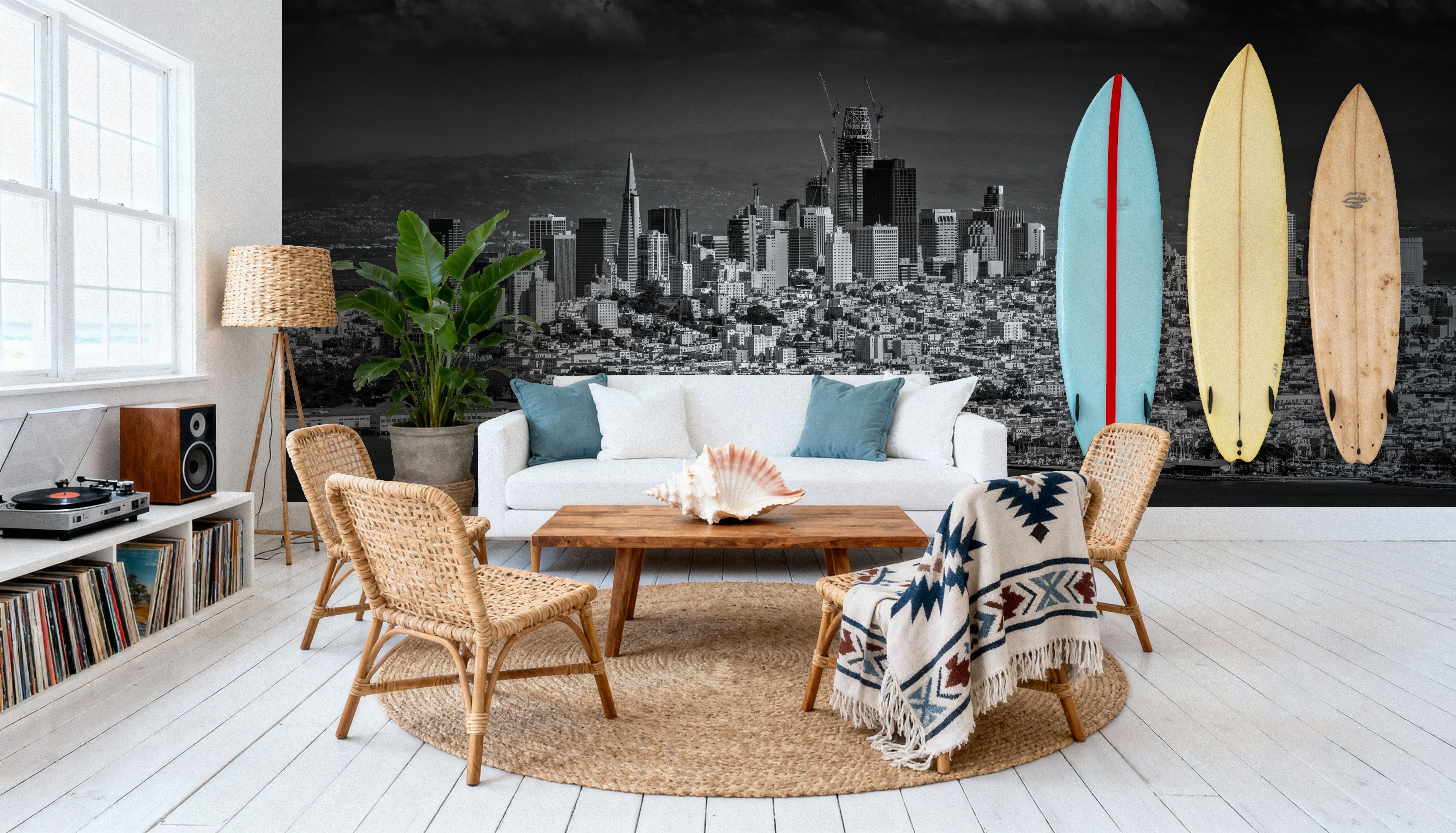 Mighty SF, Carte da parati