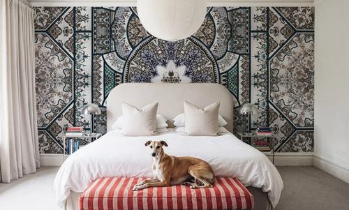 Eastern Tales, Brown & Lavender