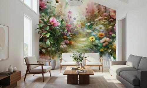 Flower Garden Watercolor