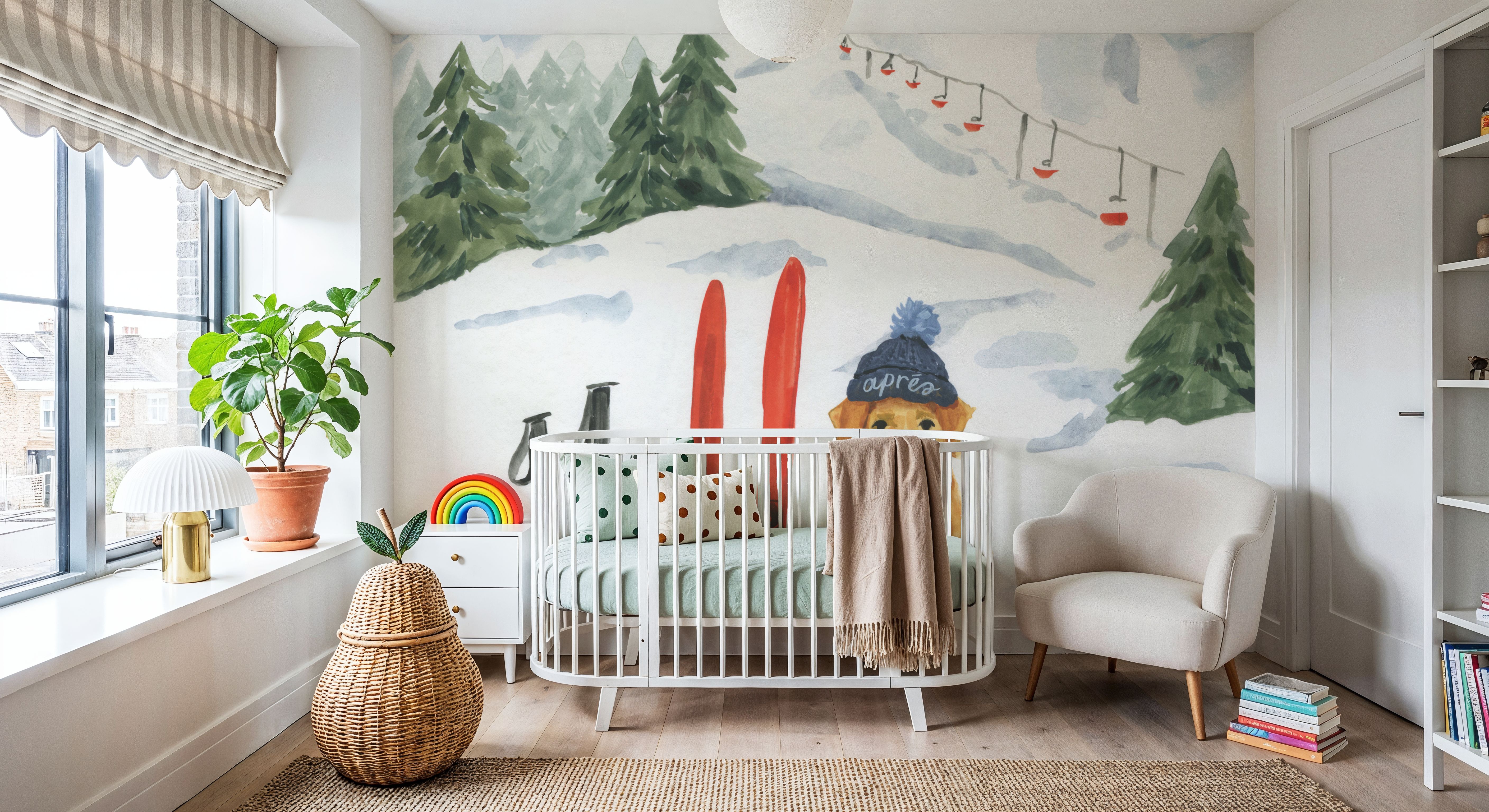 Apres Ski Dogs I, Wallpaper