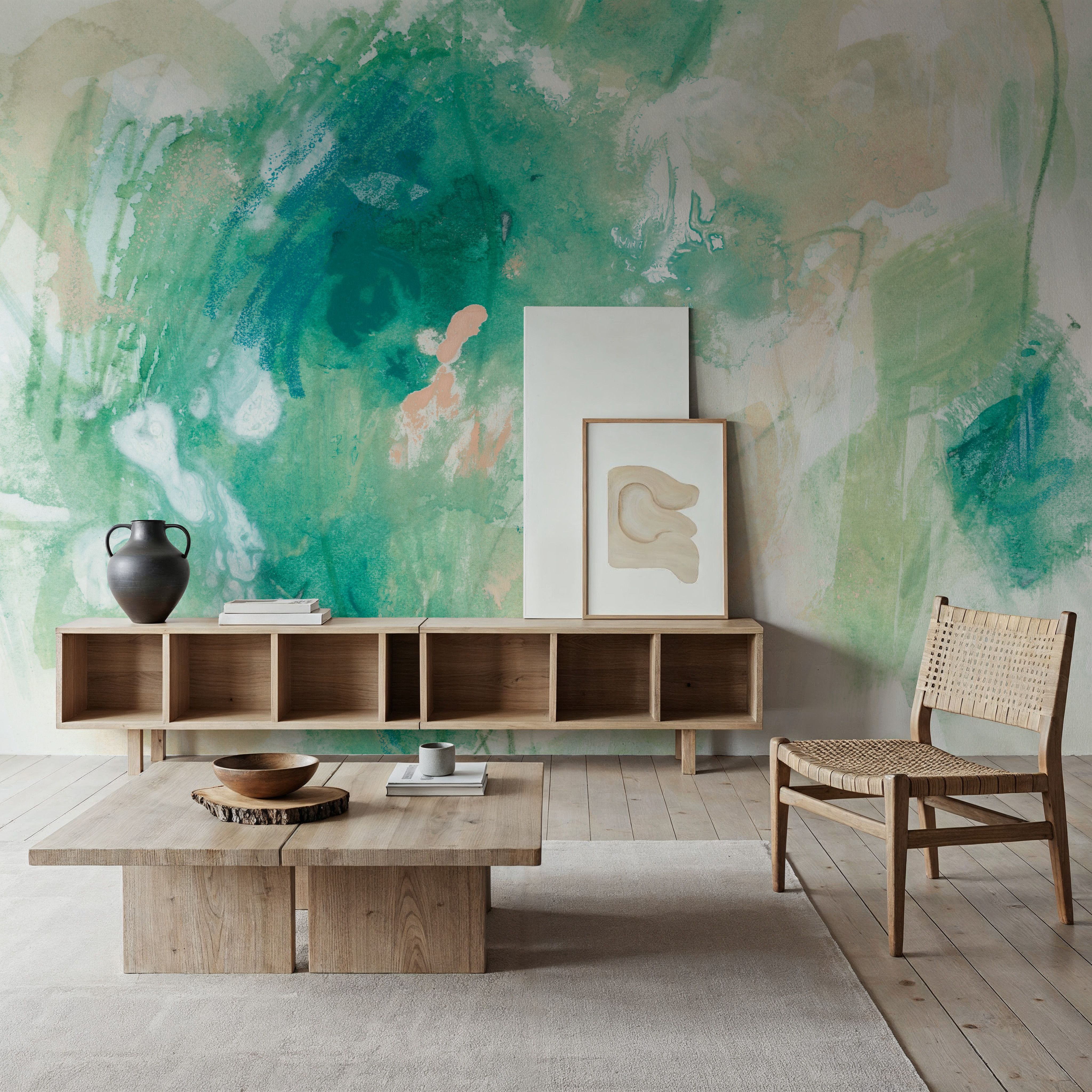 Verdigris and Melon I