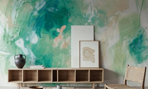 Verdigris and Melon I
