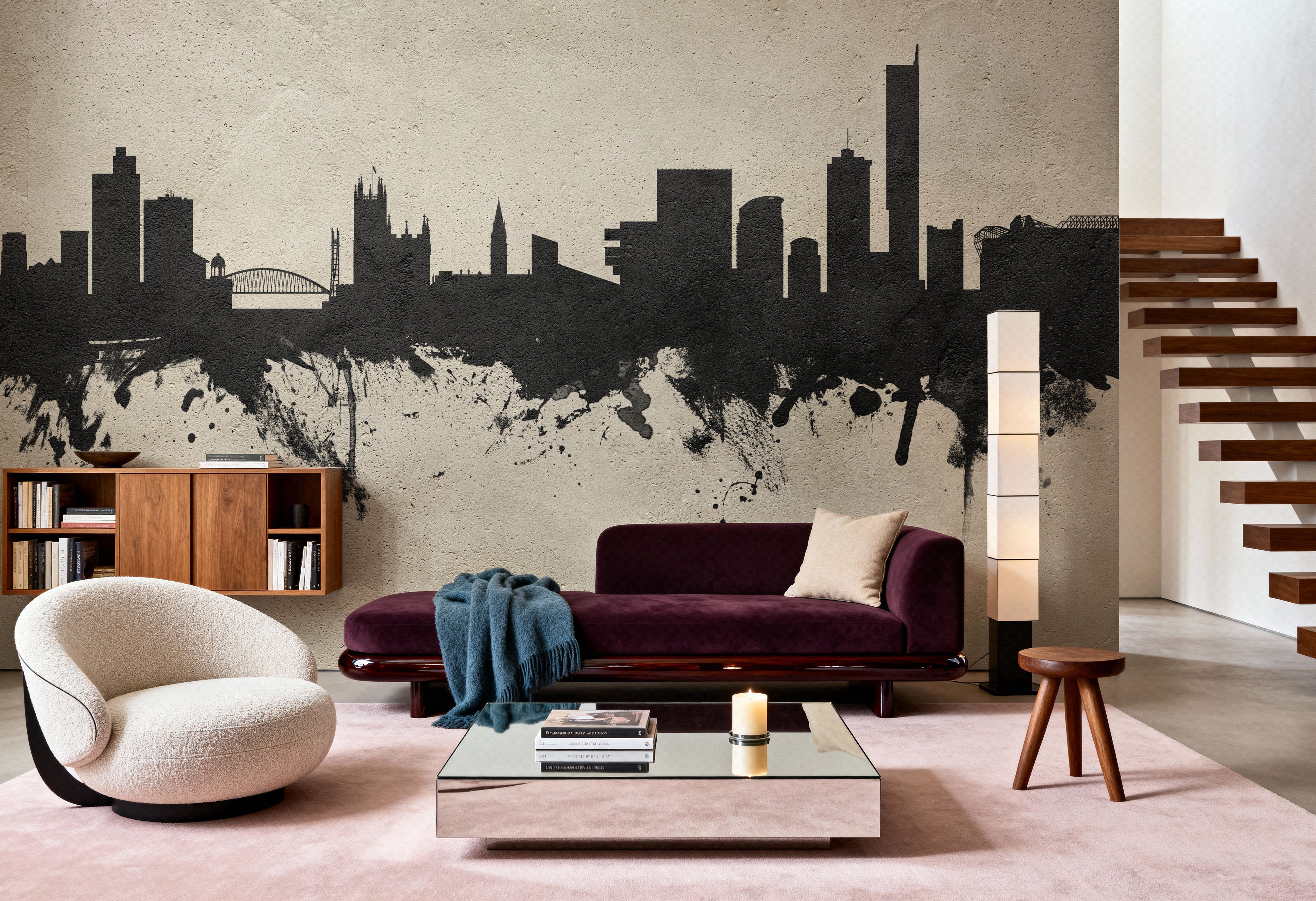 Manchester England Skyline Concrete