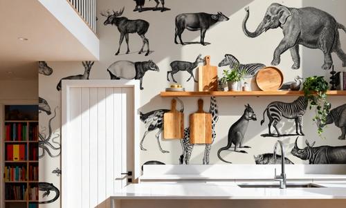 Vintage Animals, Black