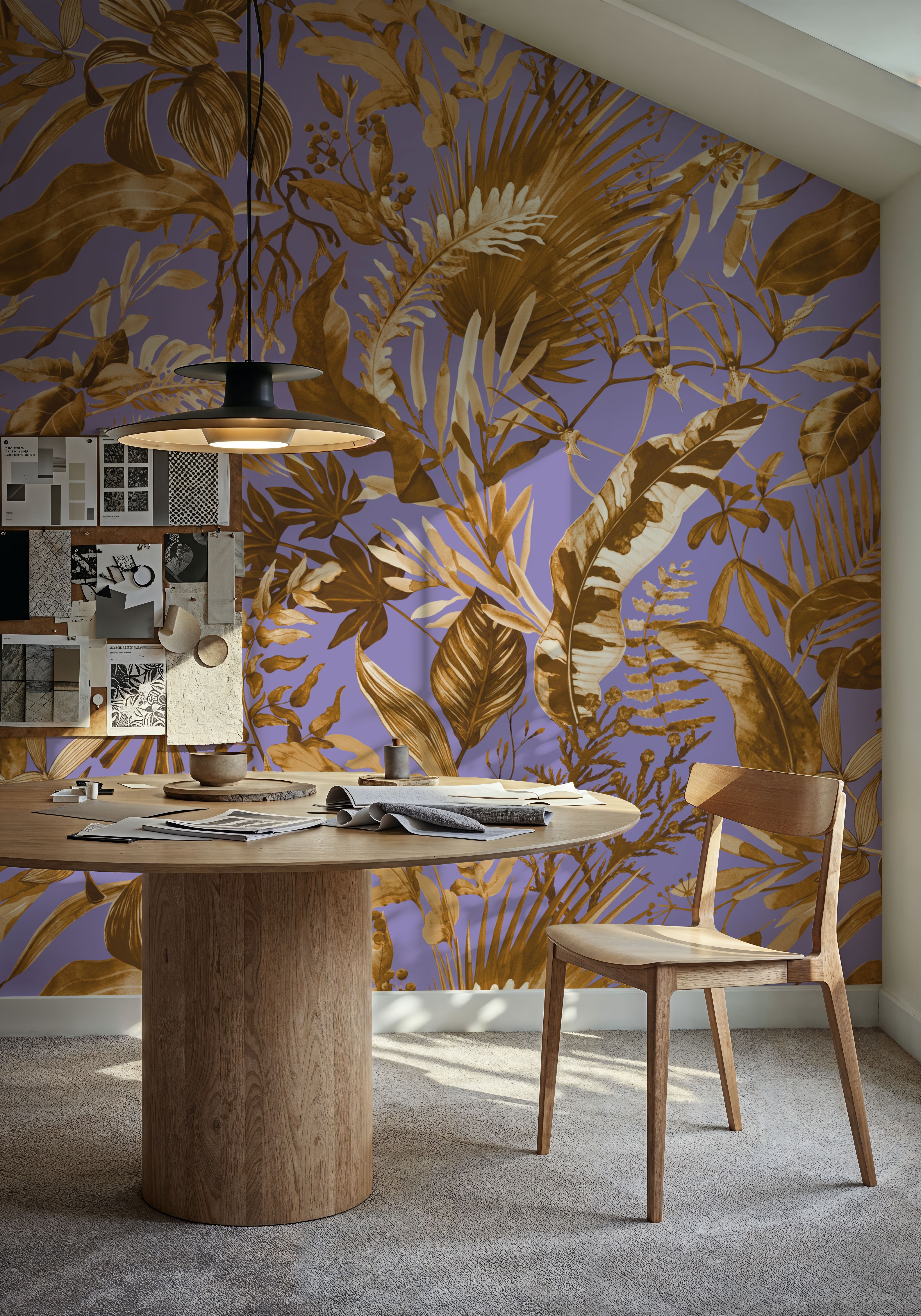 Bright Purple Leaves