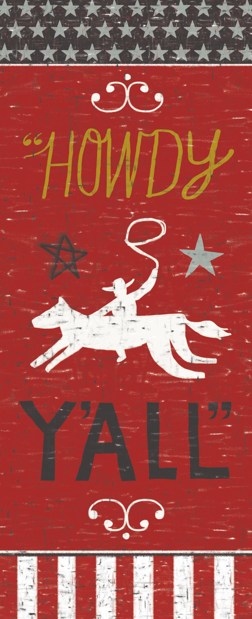 Southern Pride Howdy Yall Panel