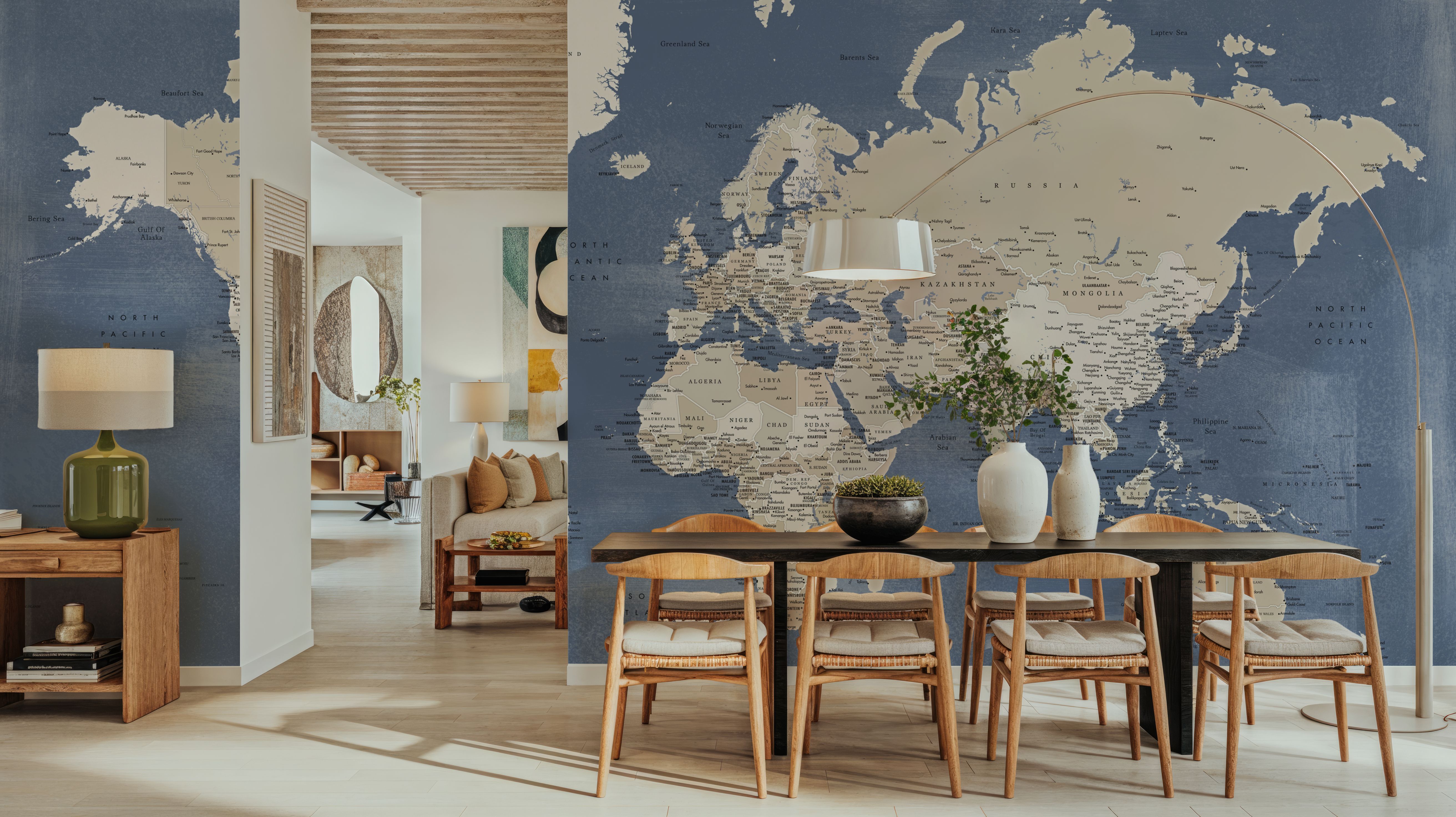 World Map Cities - Oisin