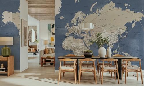 World Map Cities - Oisin