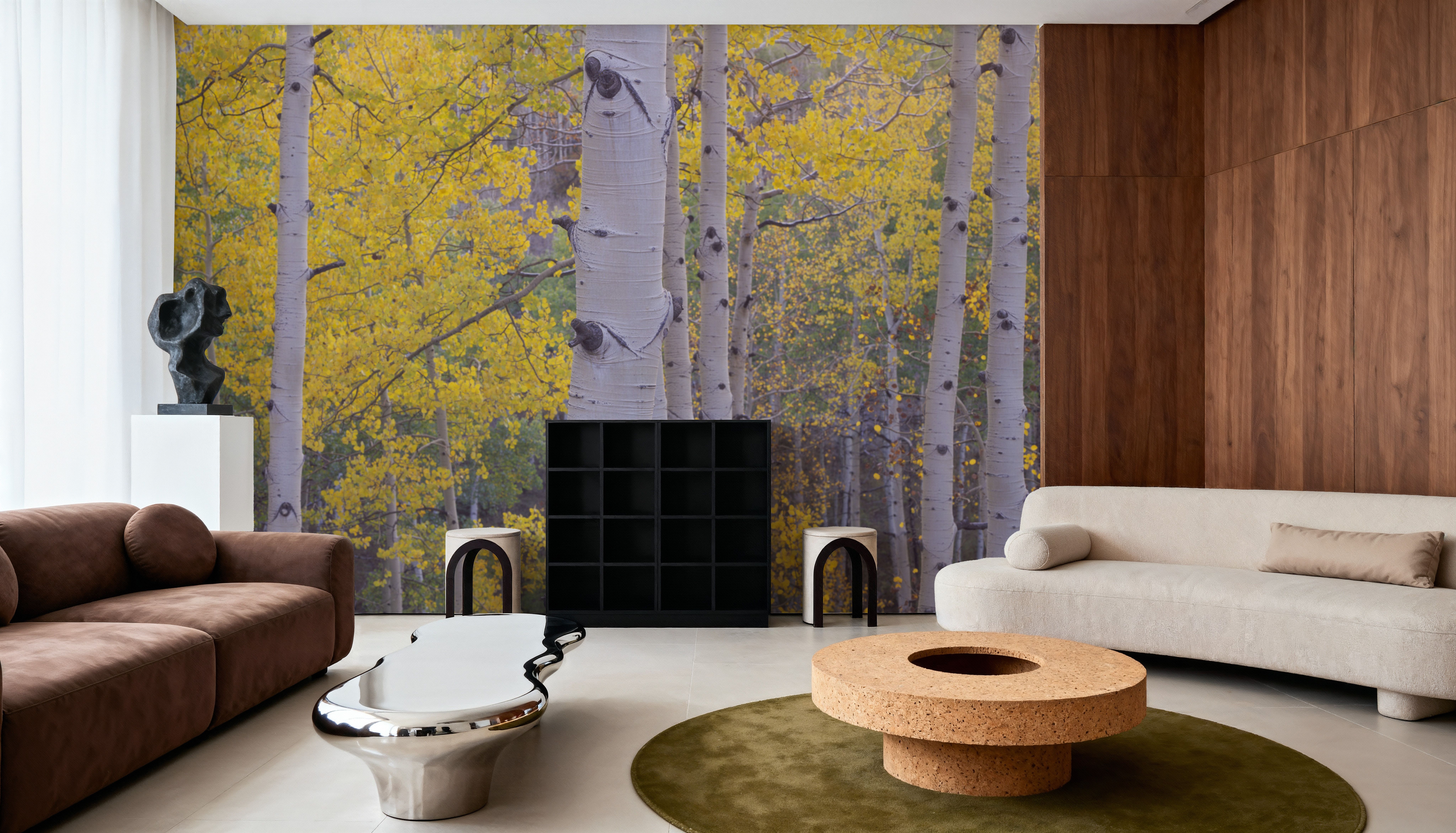 Golden Birch Forest