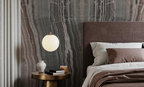 Onyx Mirage Bookmatched, Dusty Terracotta