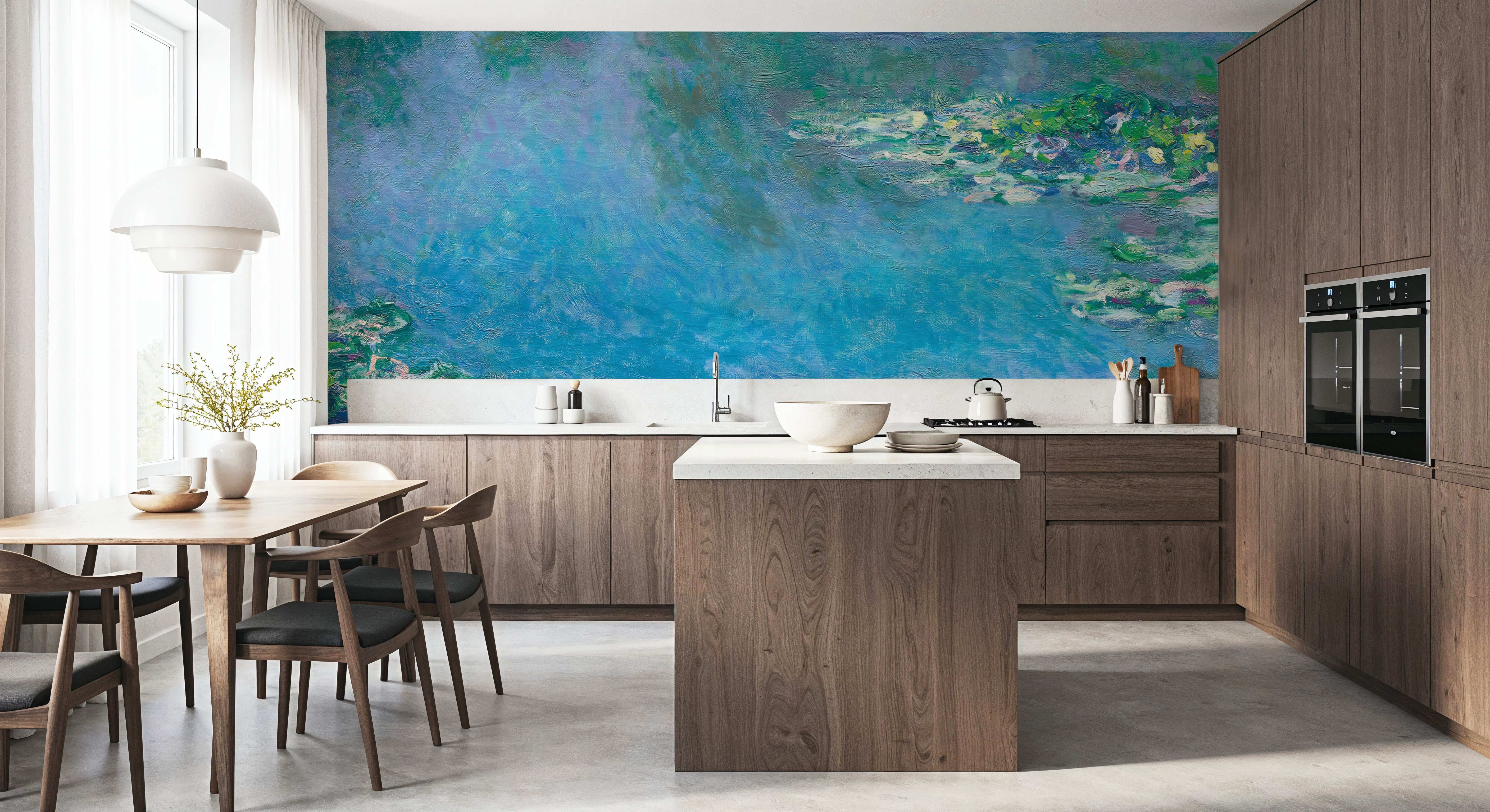 Water Lilies, Behang