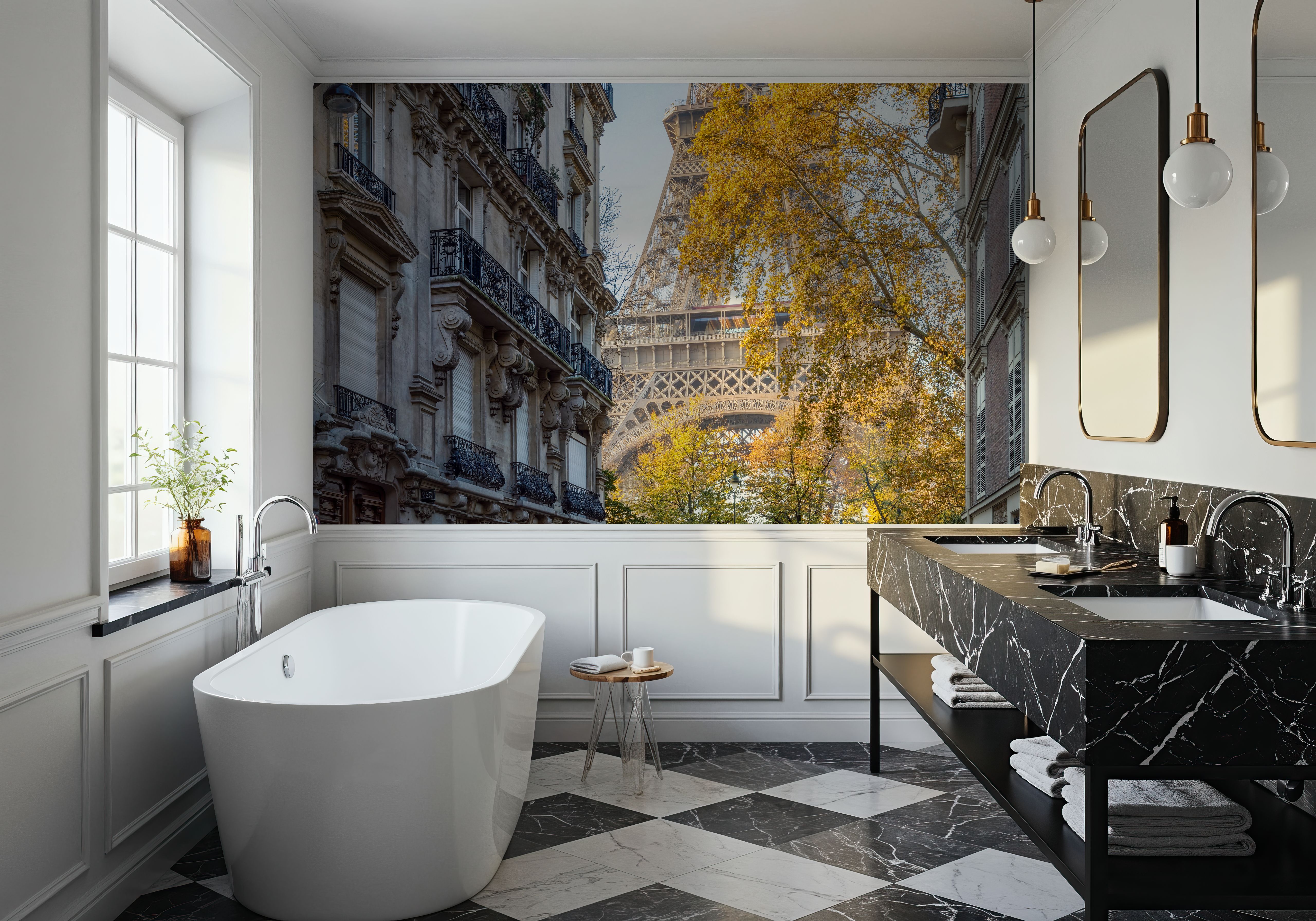 Paris Walks, Wallpaper