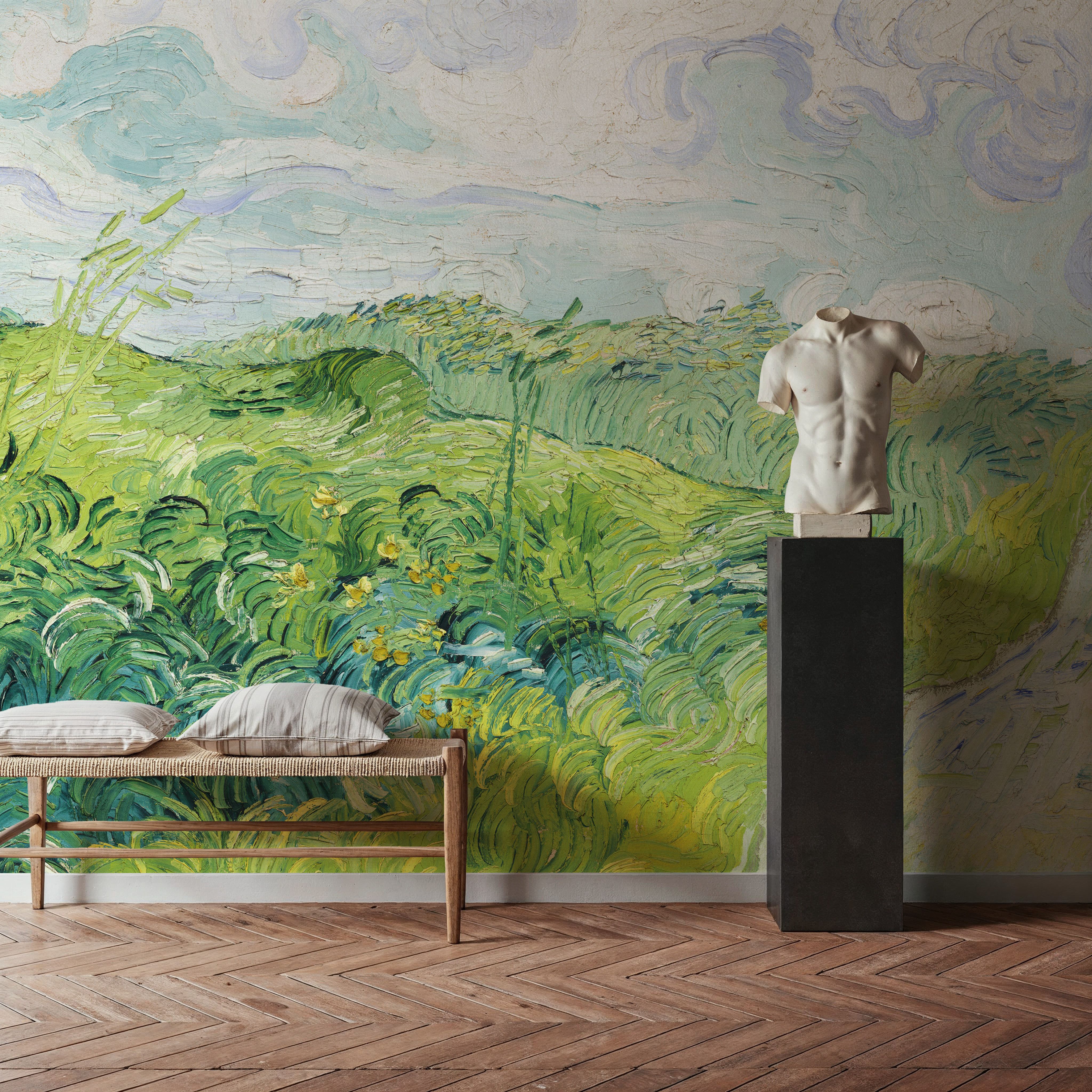 Green Wheat Fields, Auvers