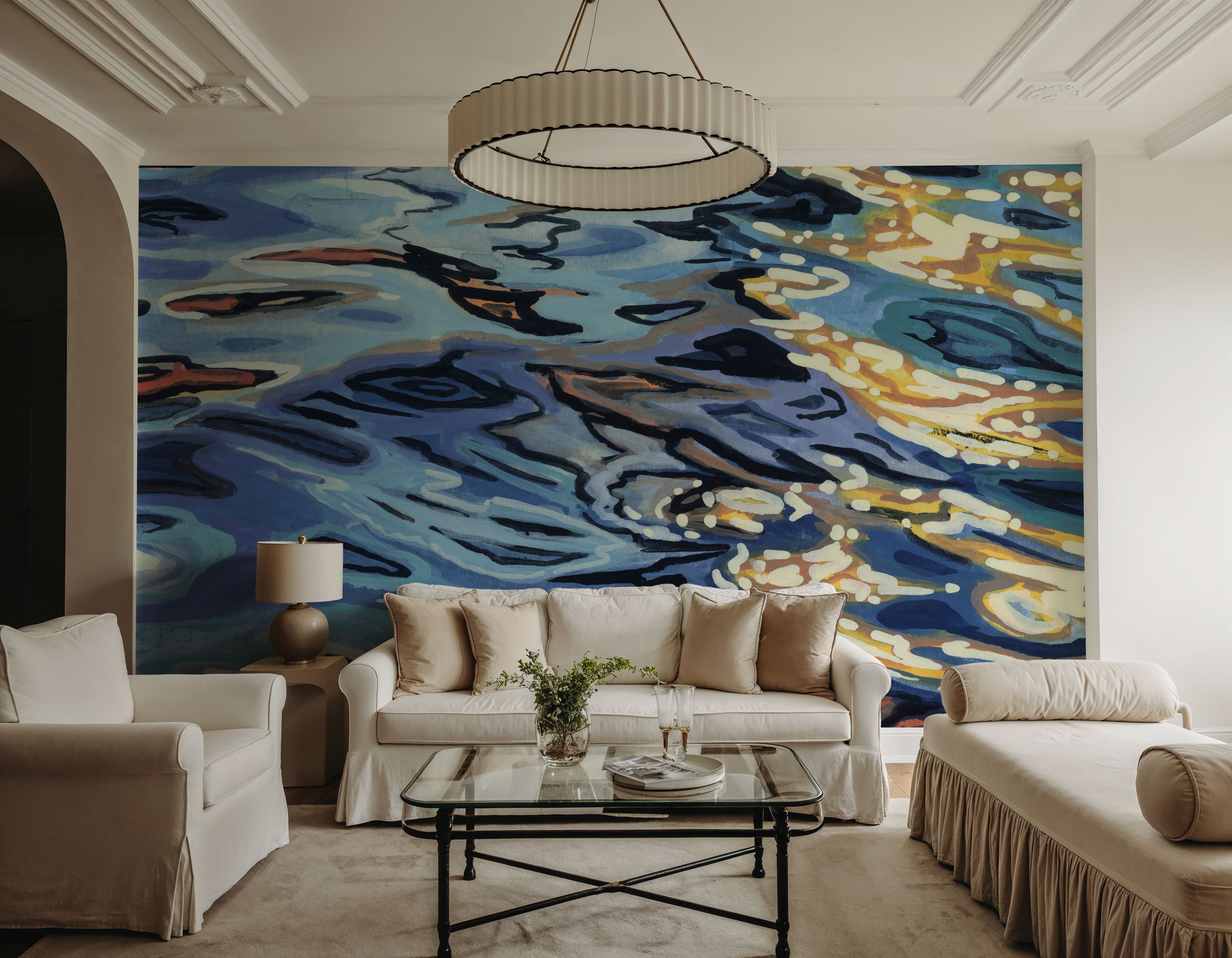 Sunrise on Rippling Water