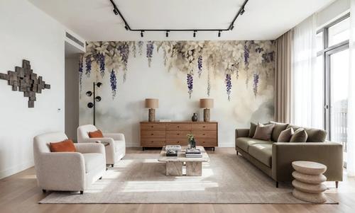 Gentle Wisteria Garden Warm