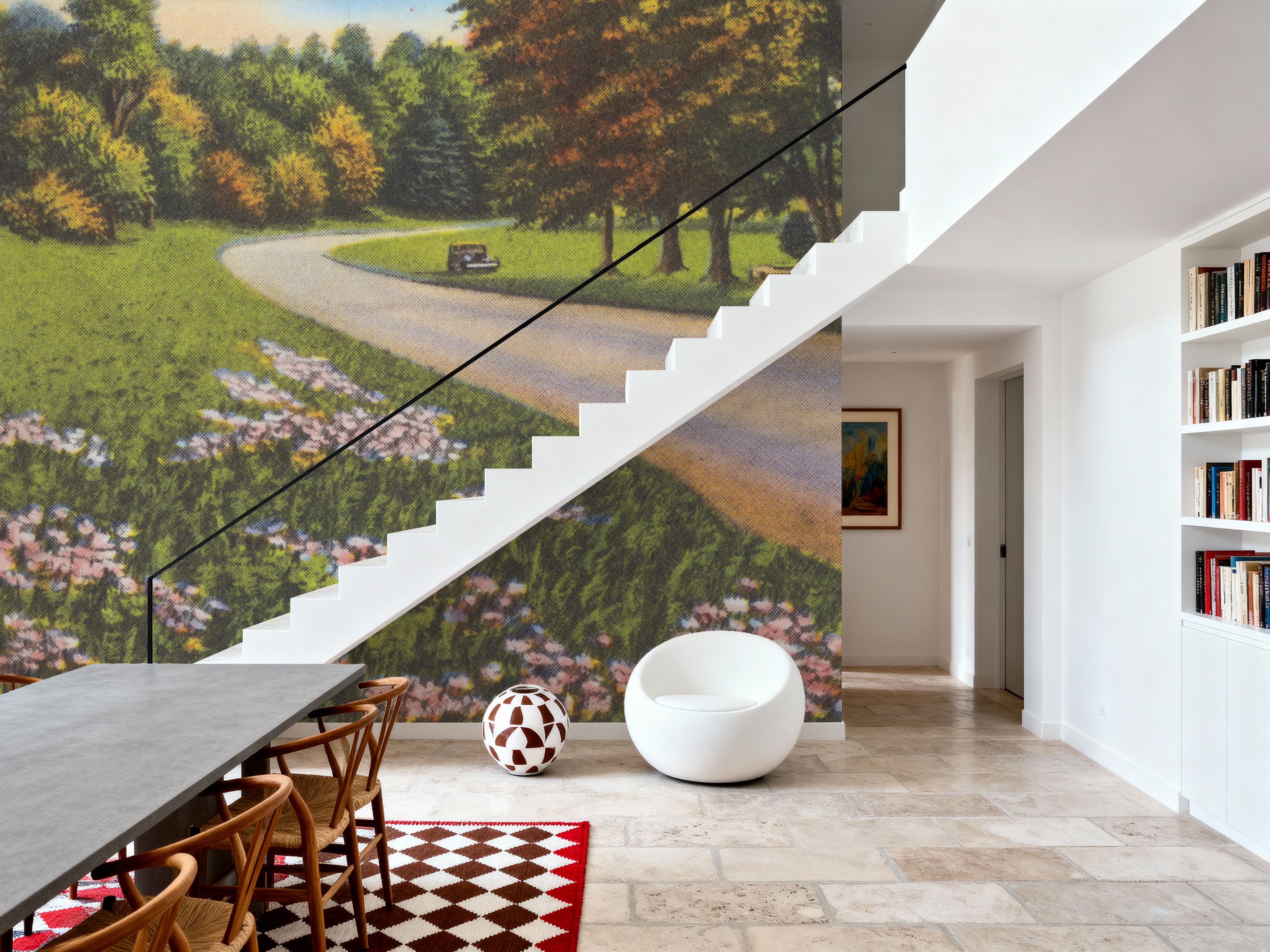 Park Views - Screenprint Postcard