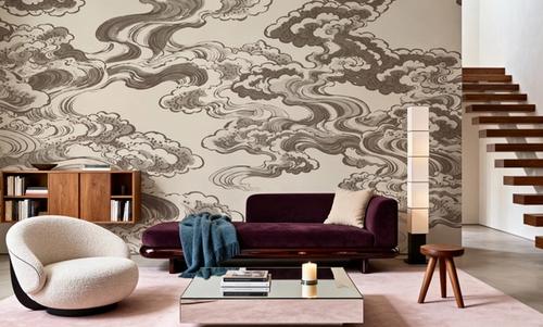 Ukiyo-e Clouds, Mauve