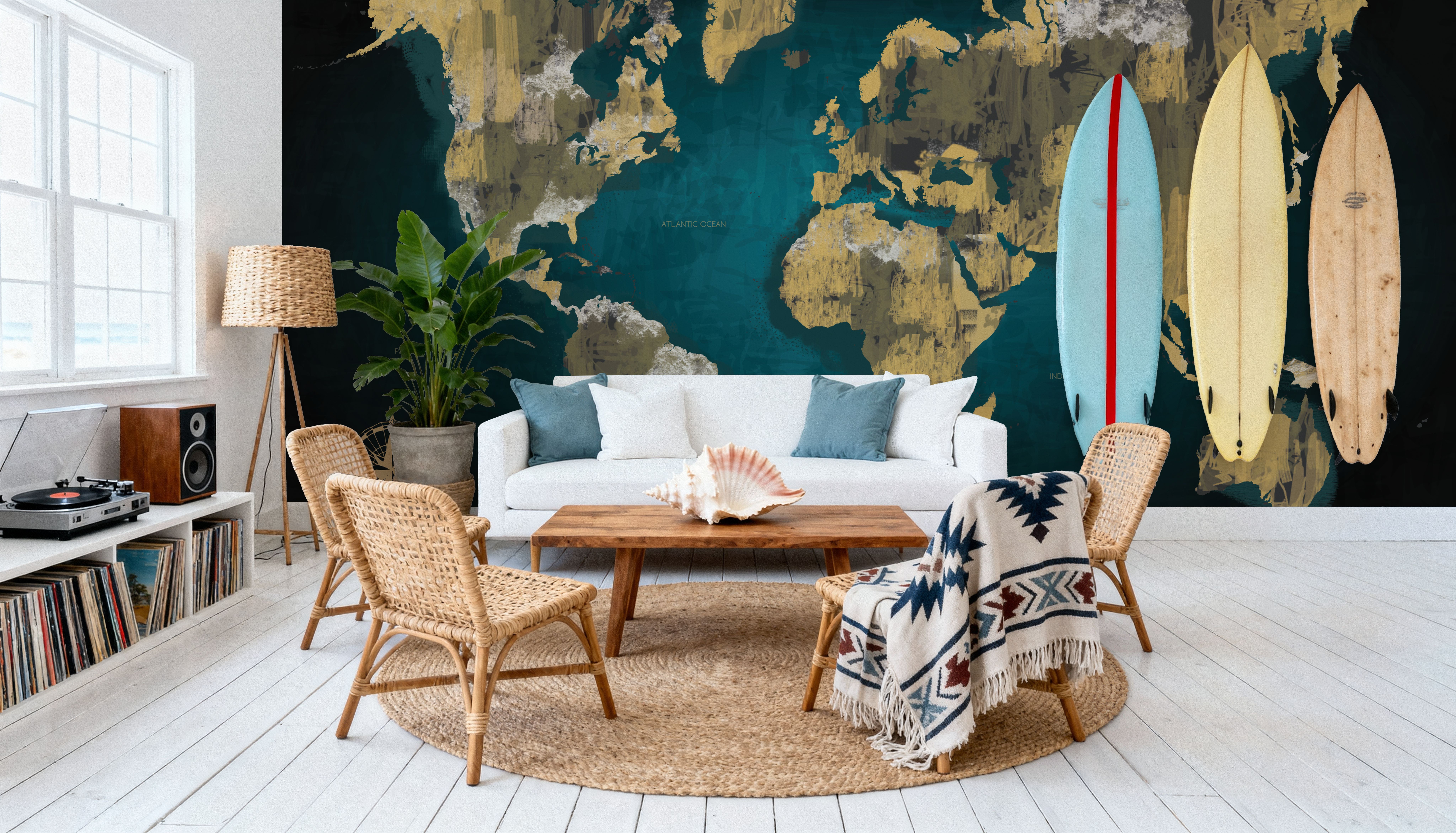 Sketch World Map, Wallpaper