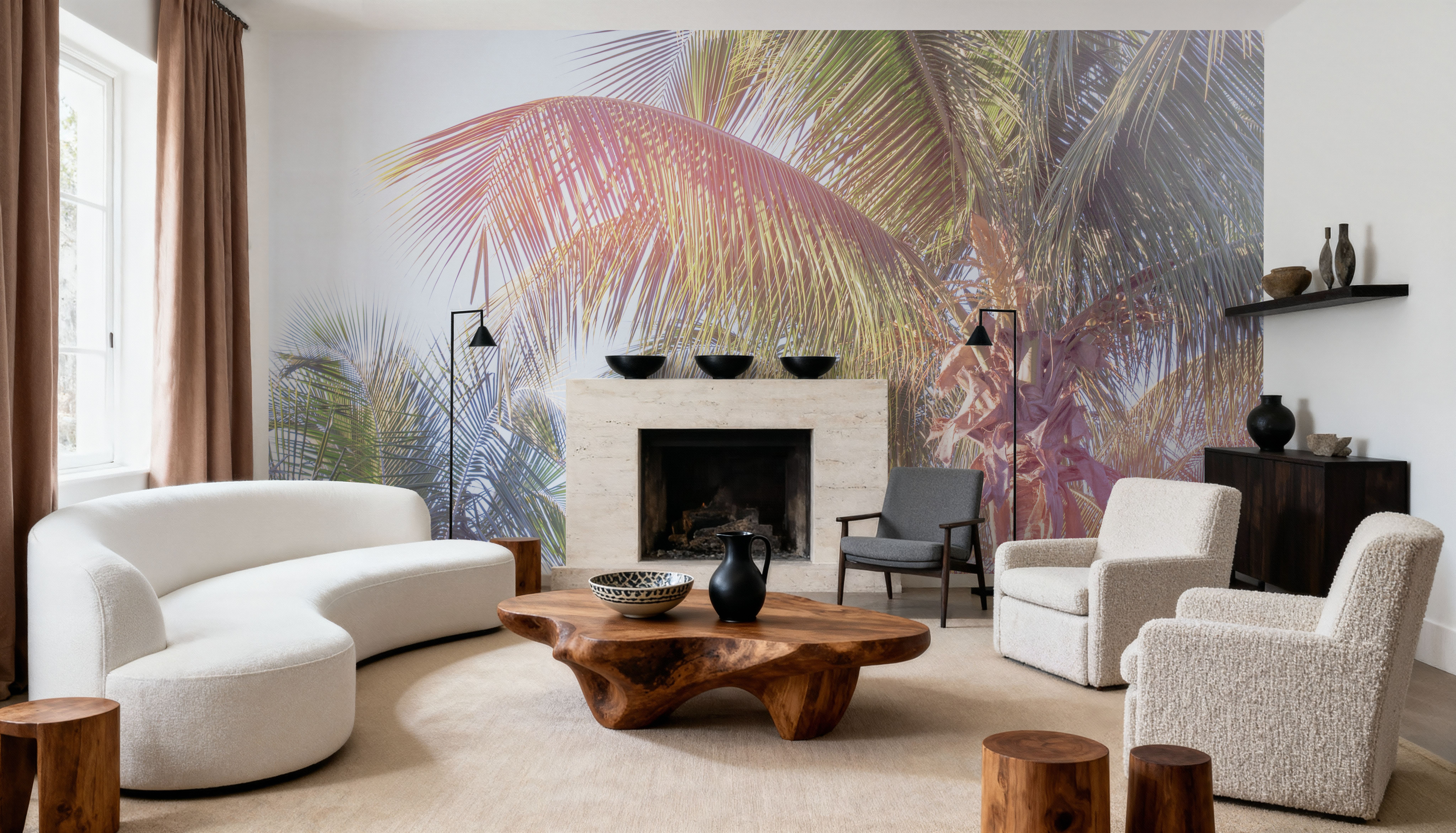 Dream Palm I, Papier peint