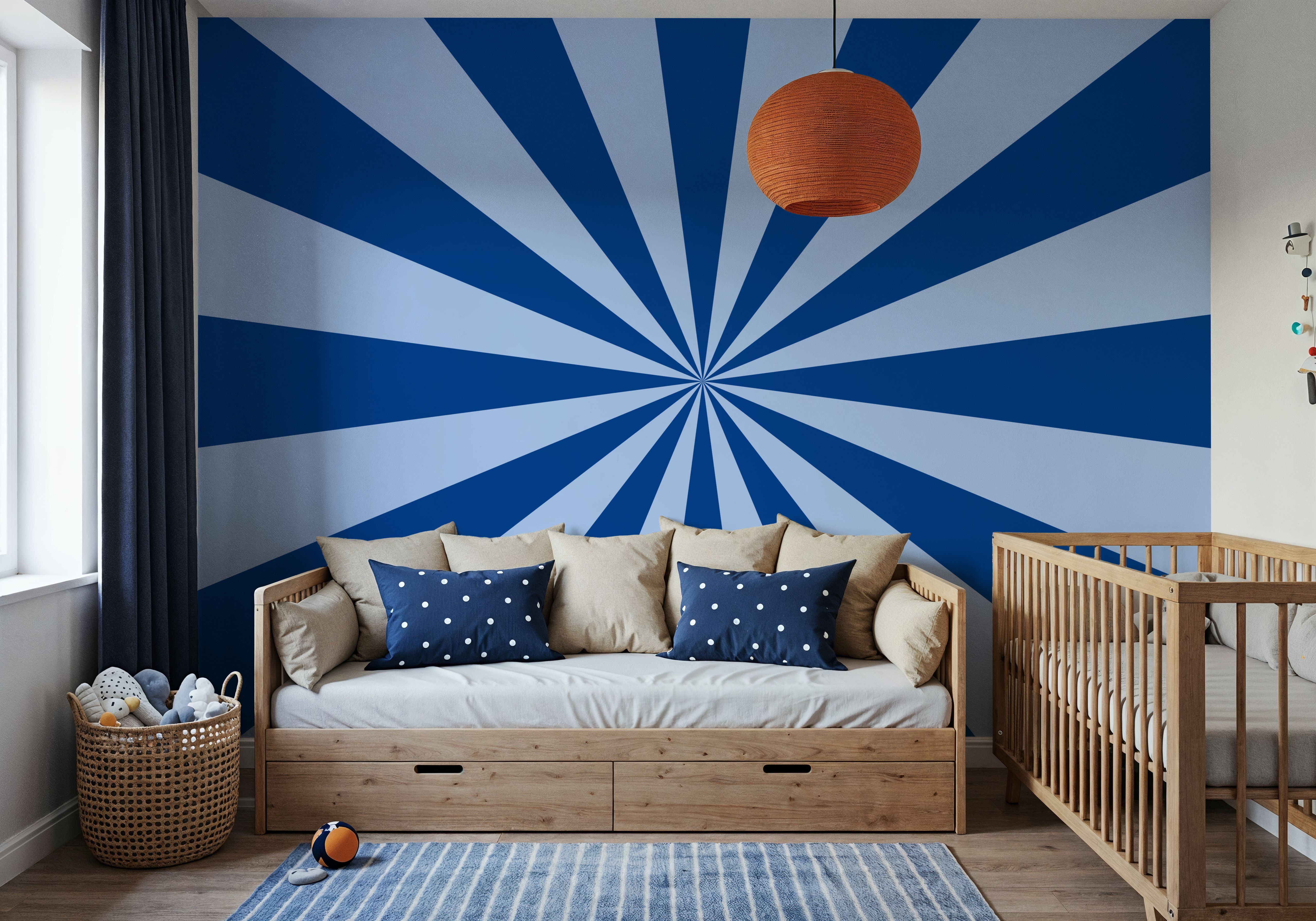 Circus Ceiling, Blue on Blue