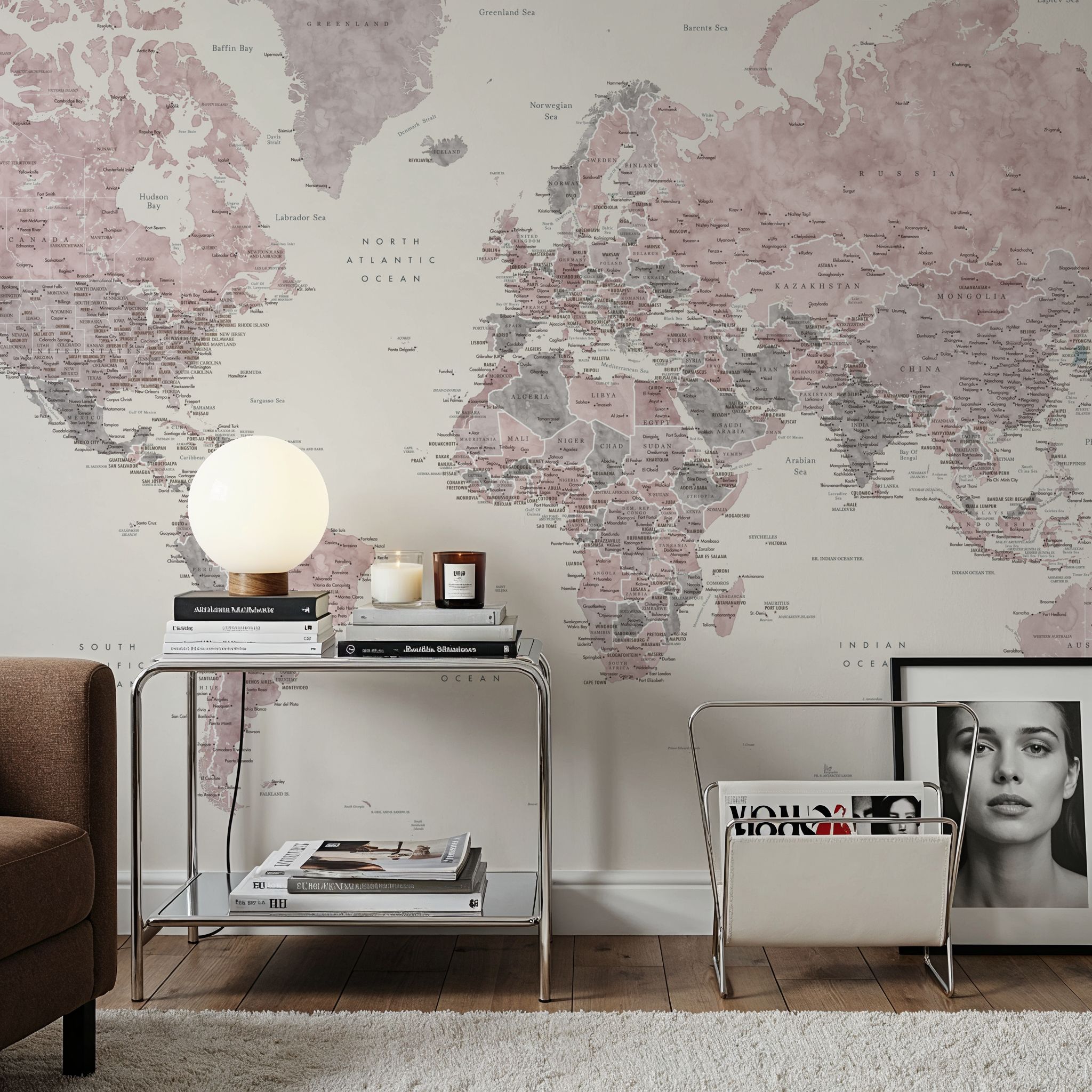 World Map Cities - Madelia