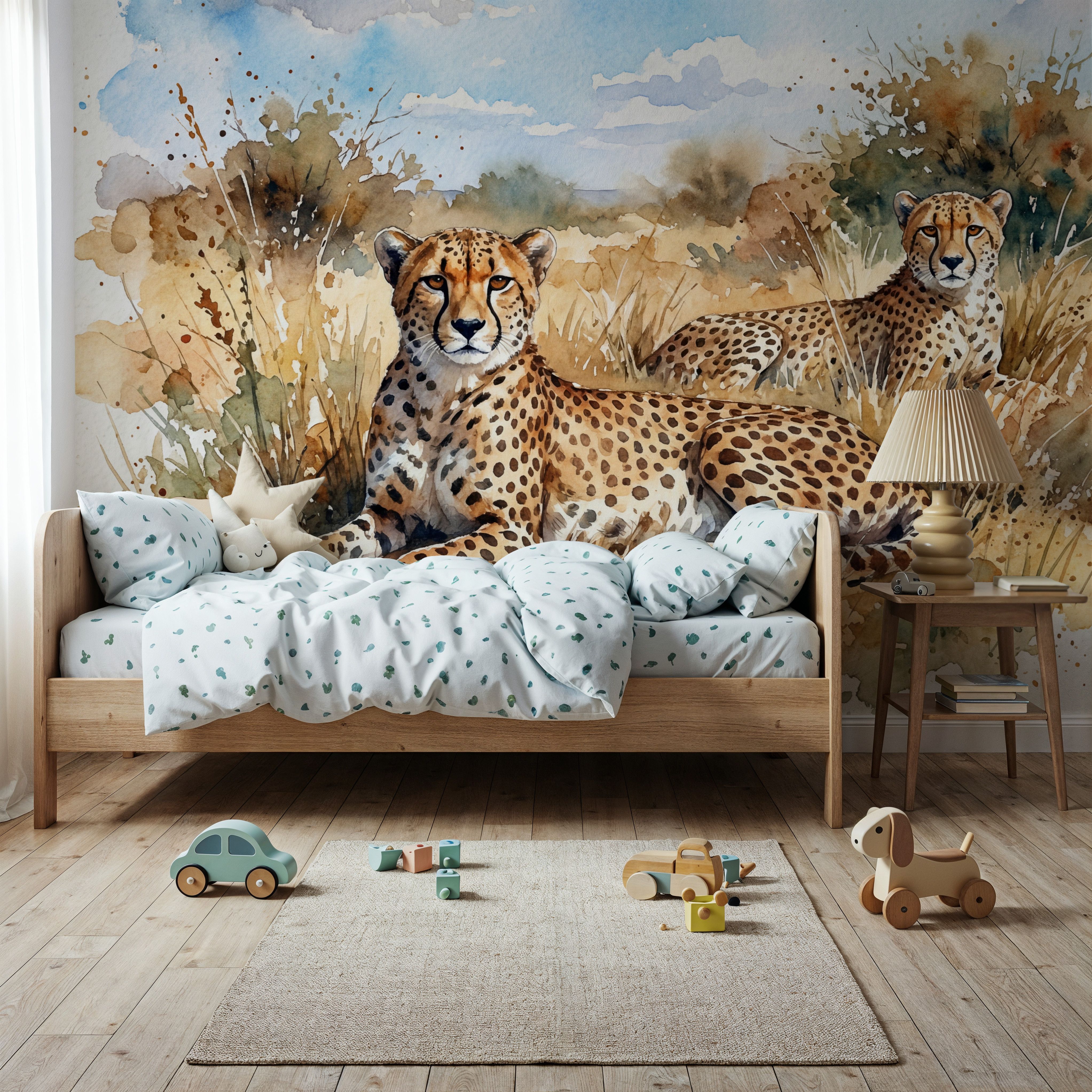 Cheetahs - Watercolor Predators Series