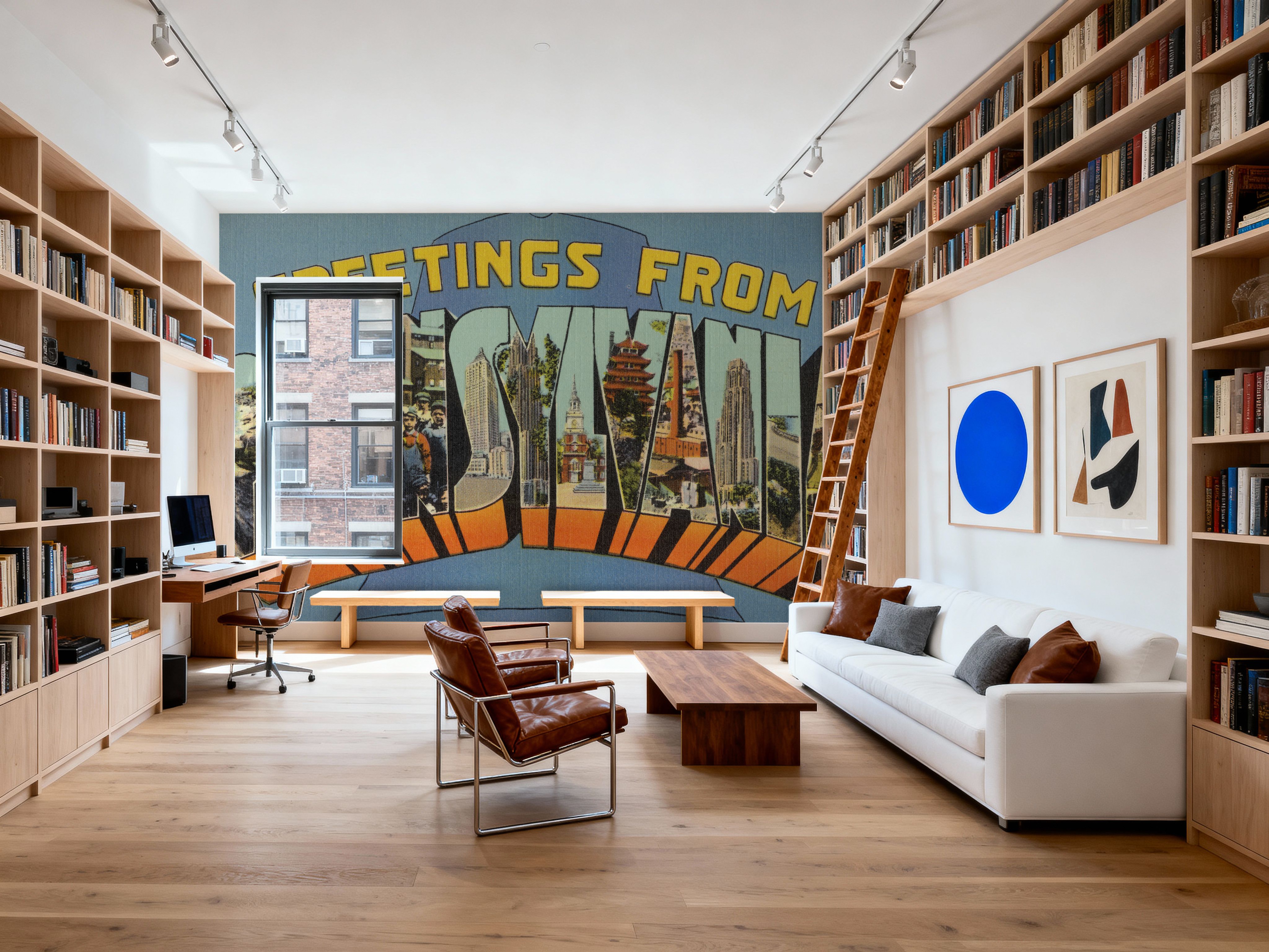 Greetings from Pennsylvania - Screenprint Postcard