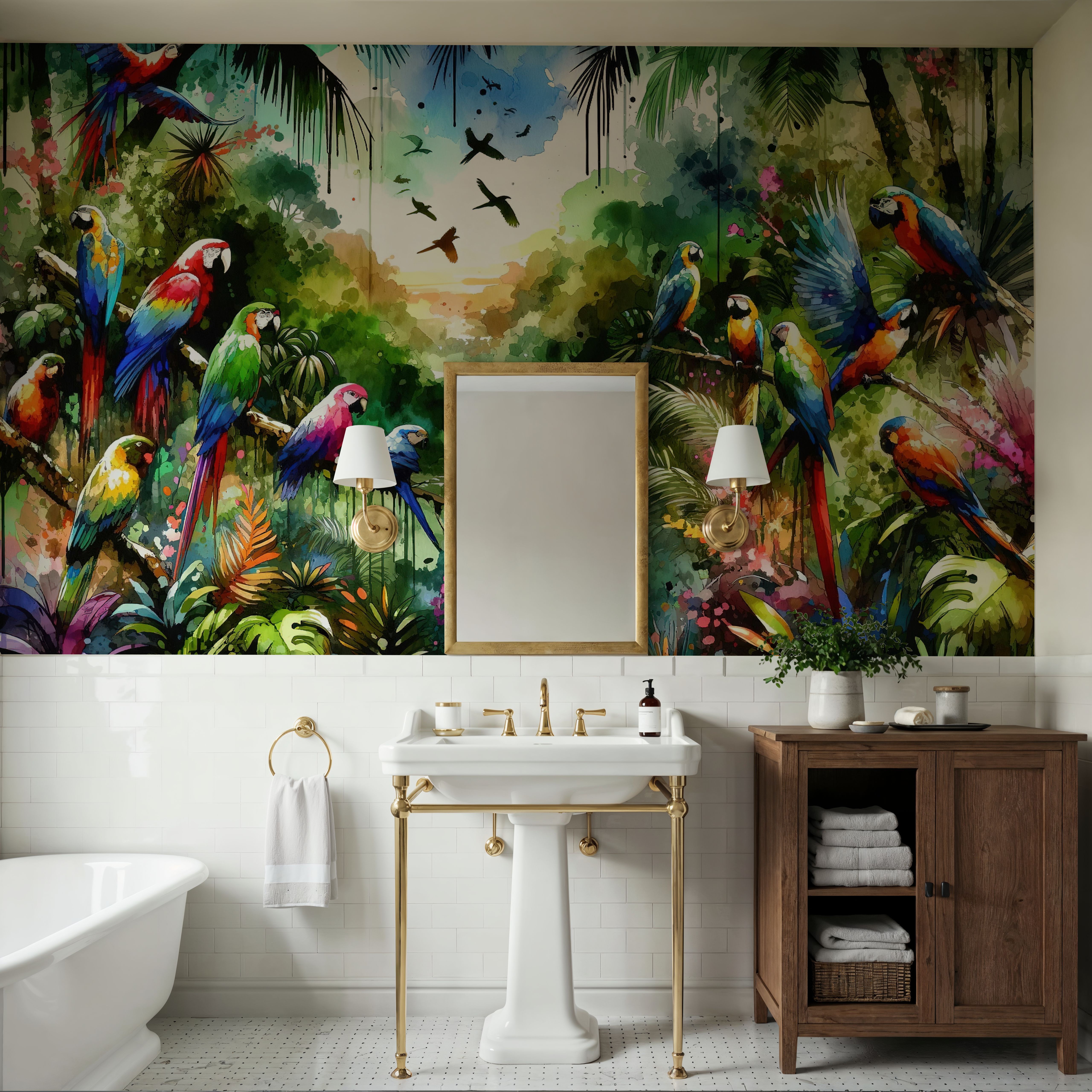Watercolor Jungle
