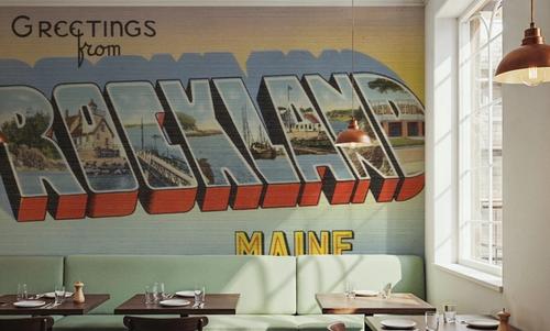 Greetings from Rockland - Screenprint Postcard