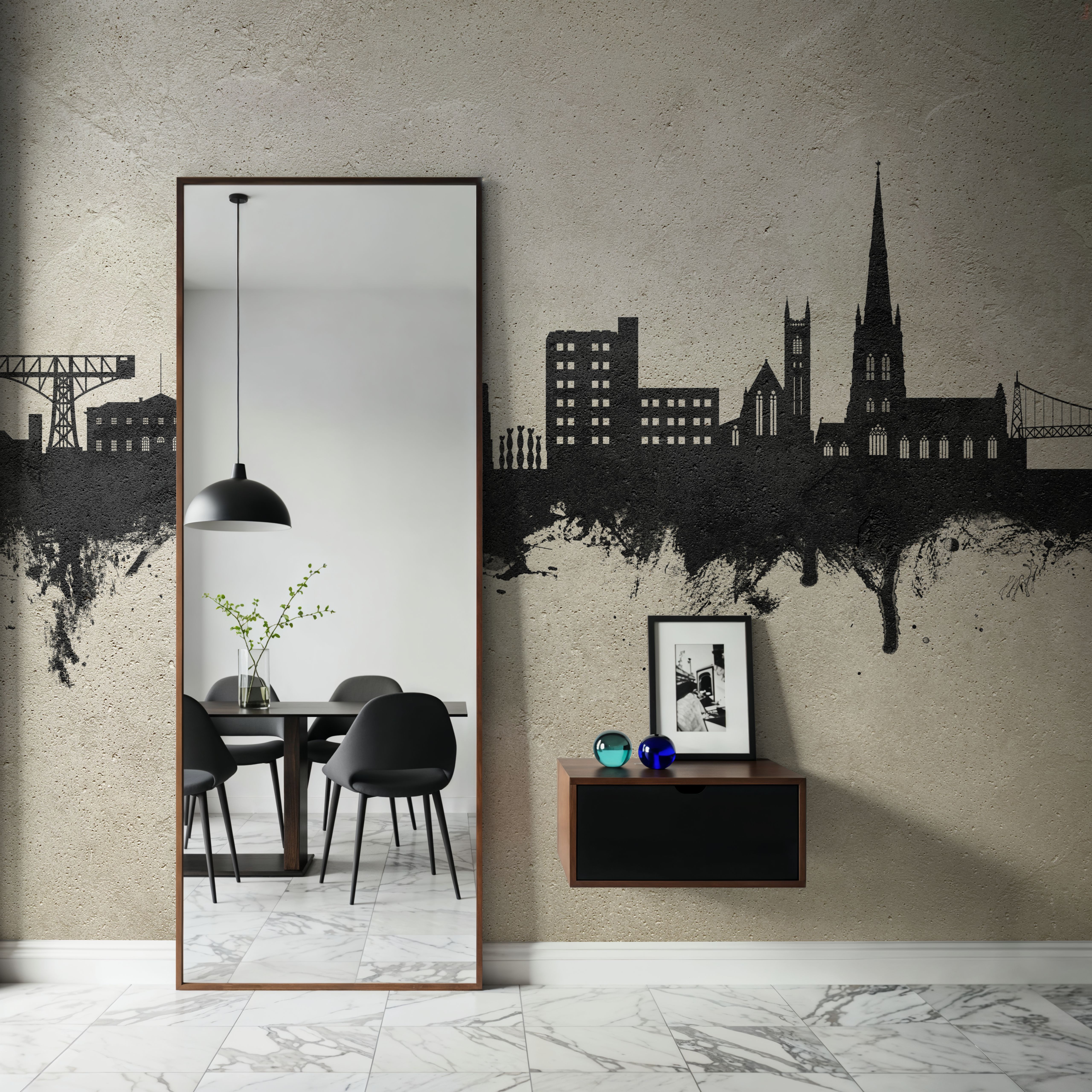 Warrington England Skyline Concrete