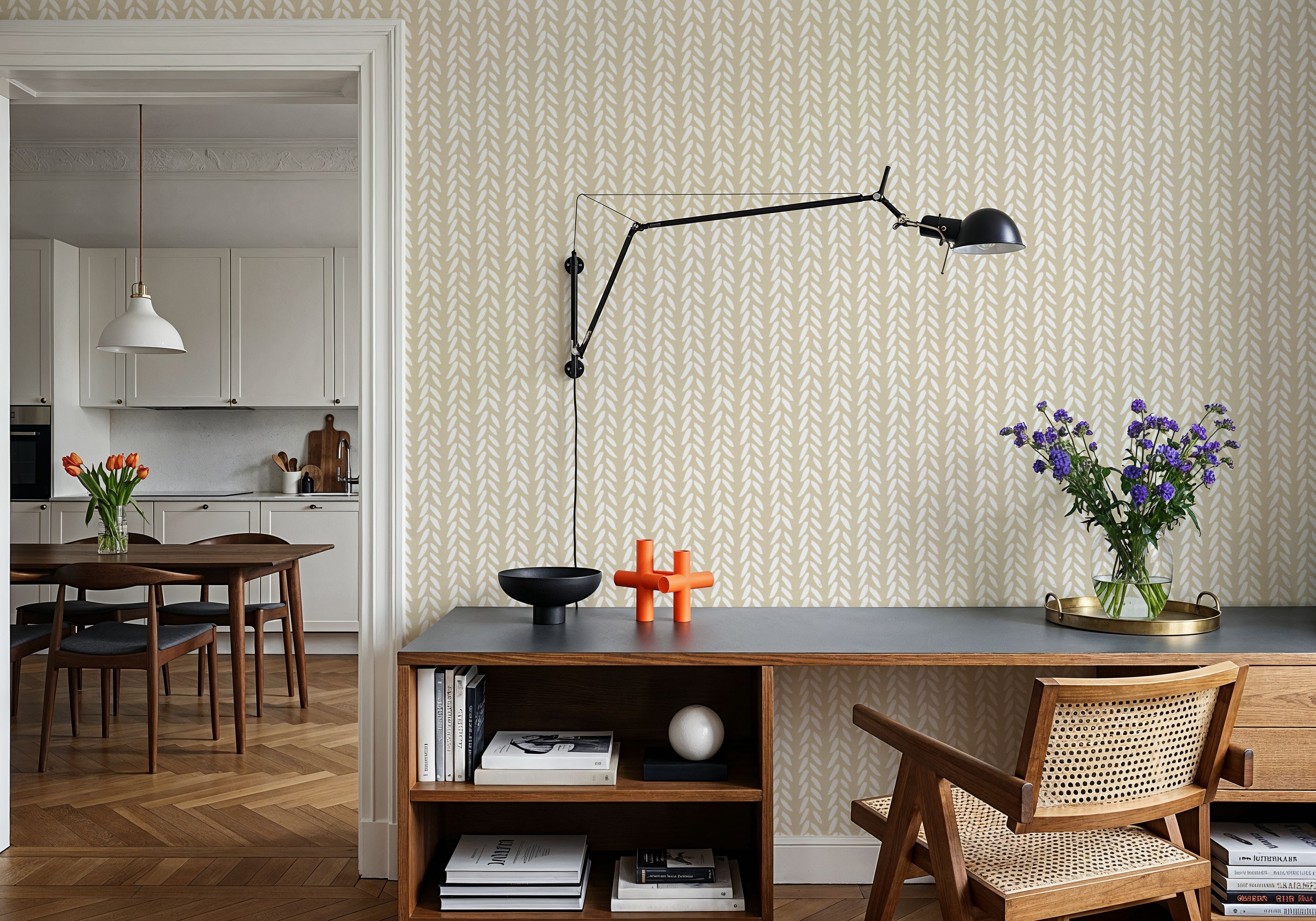 Falling Wheat Beige