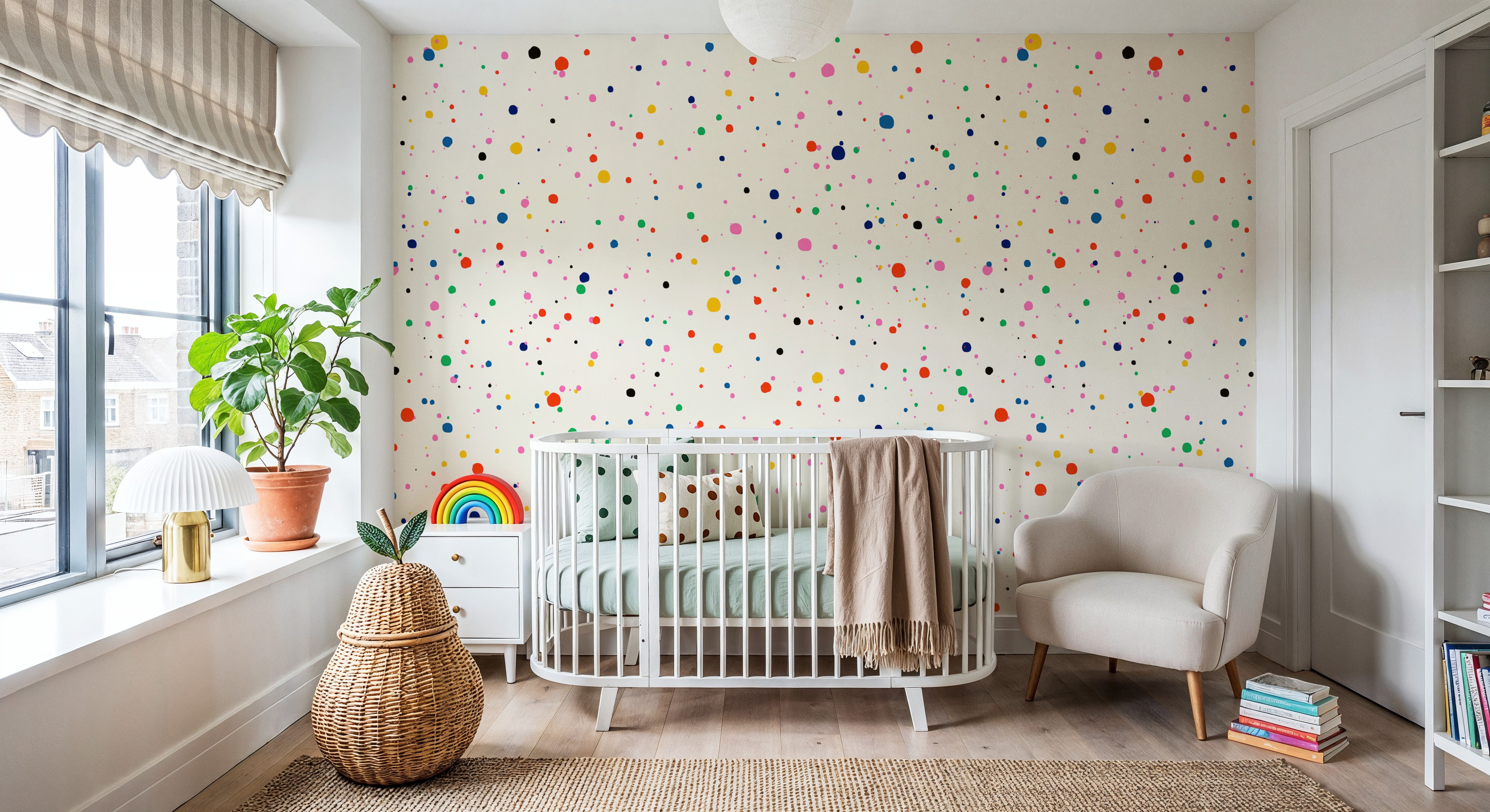 Confetti Dots, Wallpaper