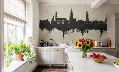Bruges Belgium Skyline Concrete