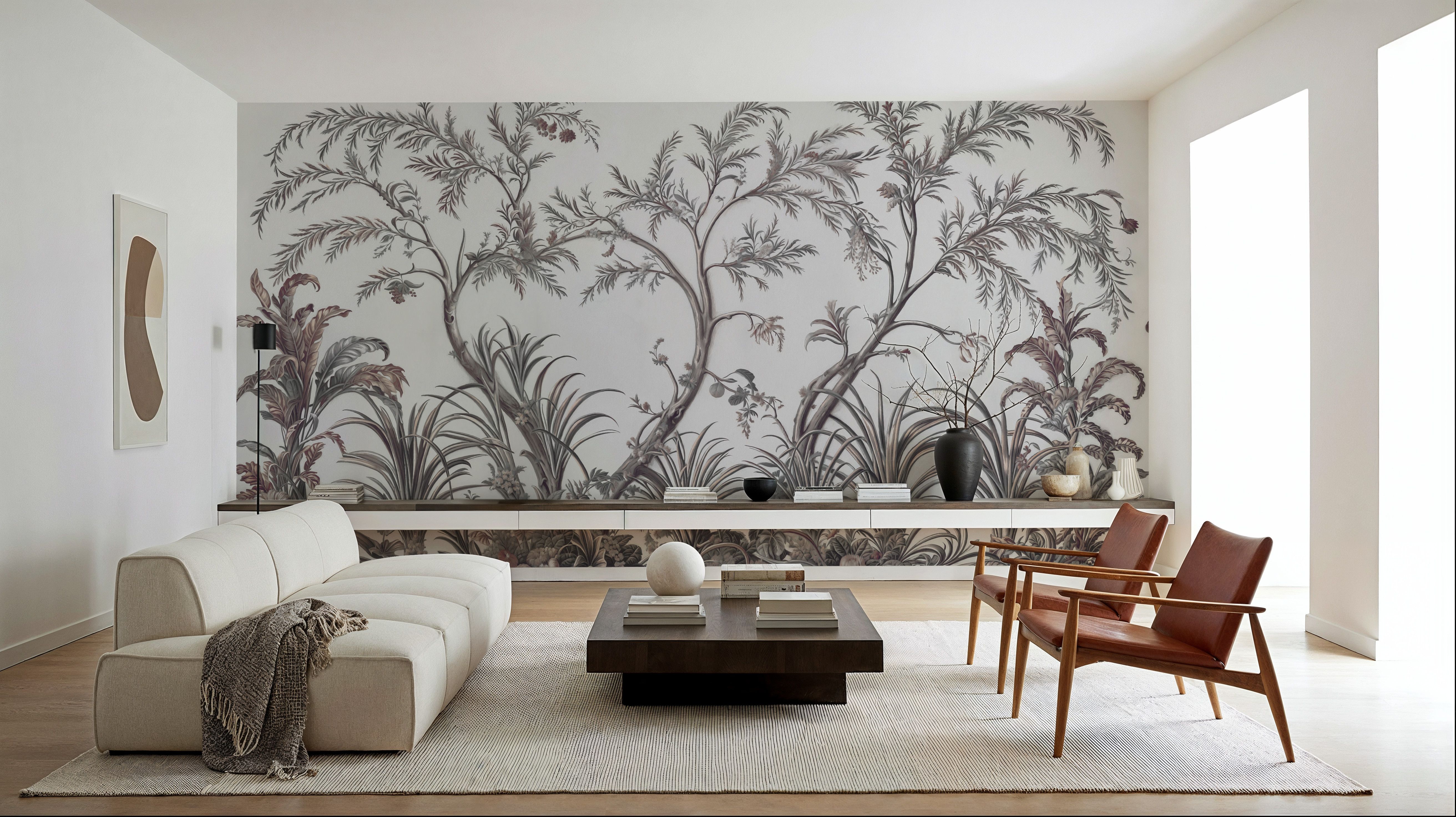 Intricate Garden, Rosy Beige