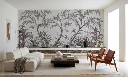 Intricate Garden, Rosy Beige