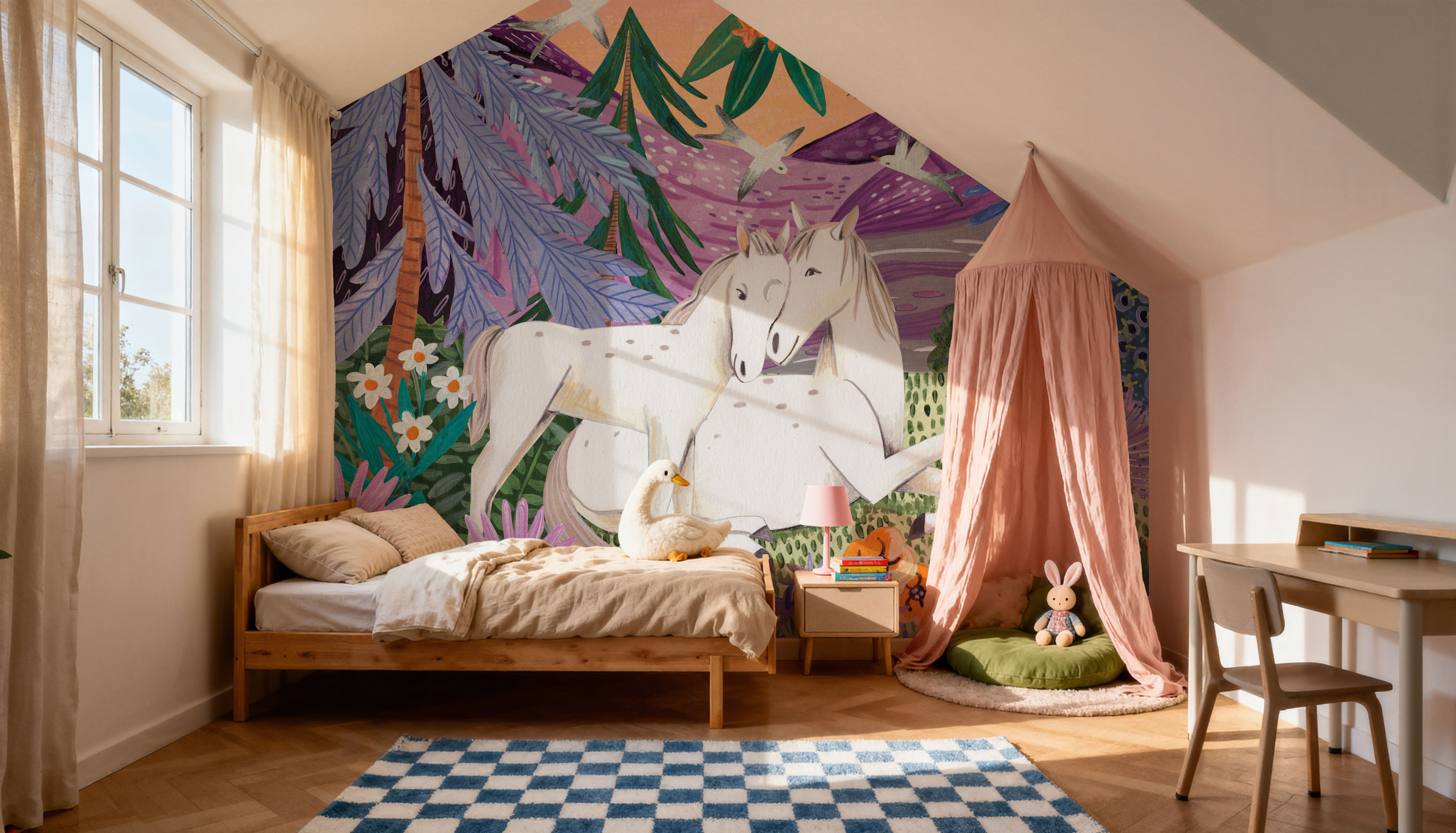 Horses in the Mountains