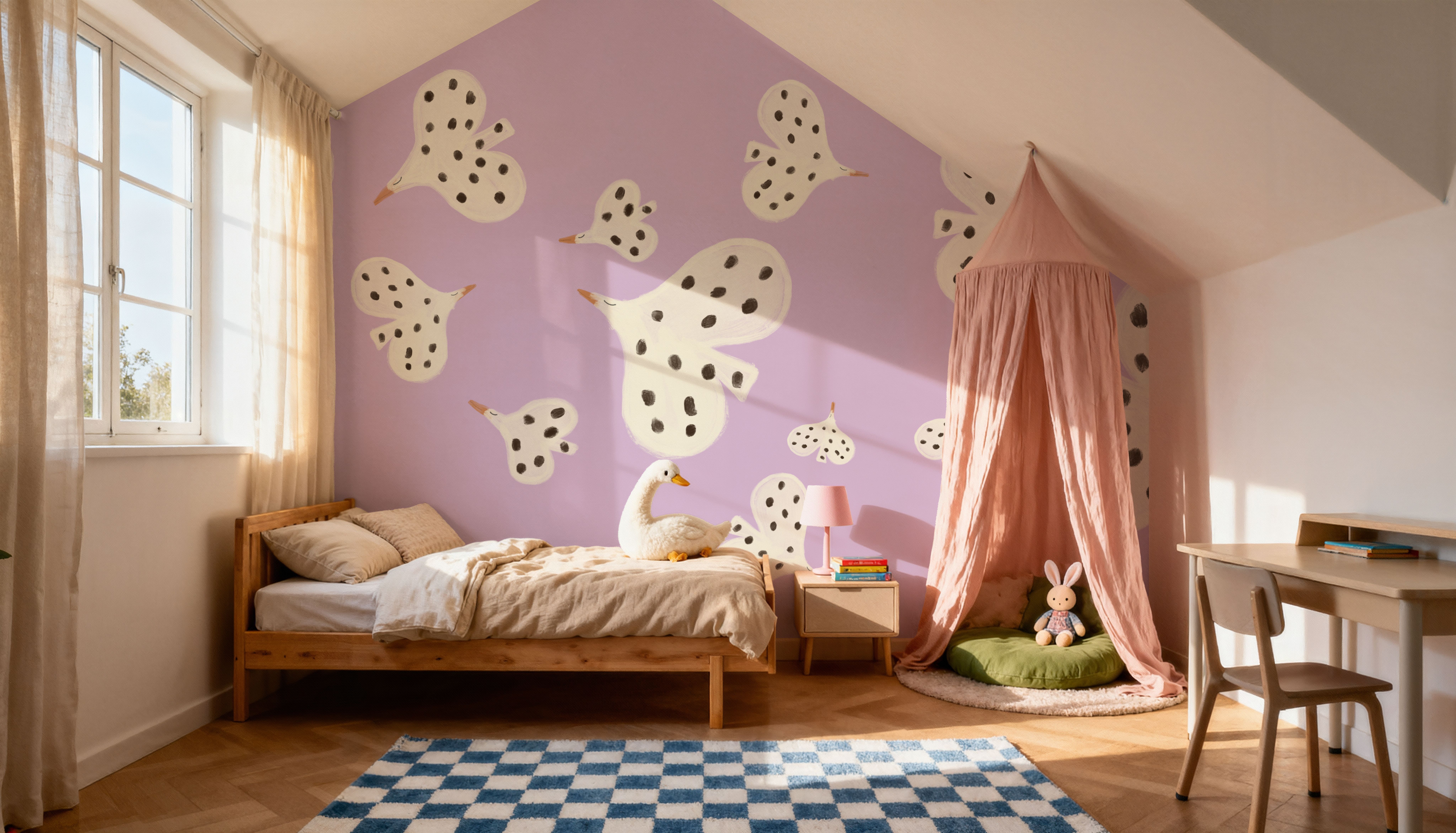 Birds Flying High, Lilac