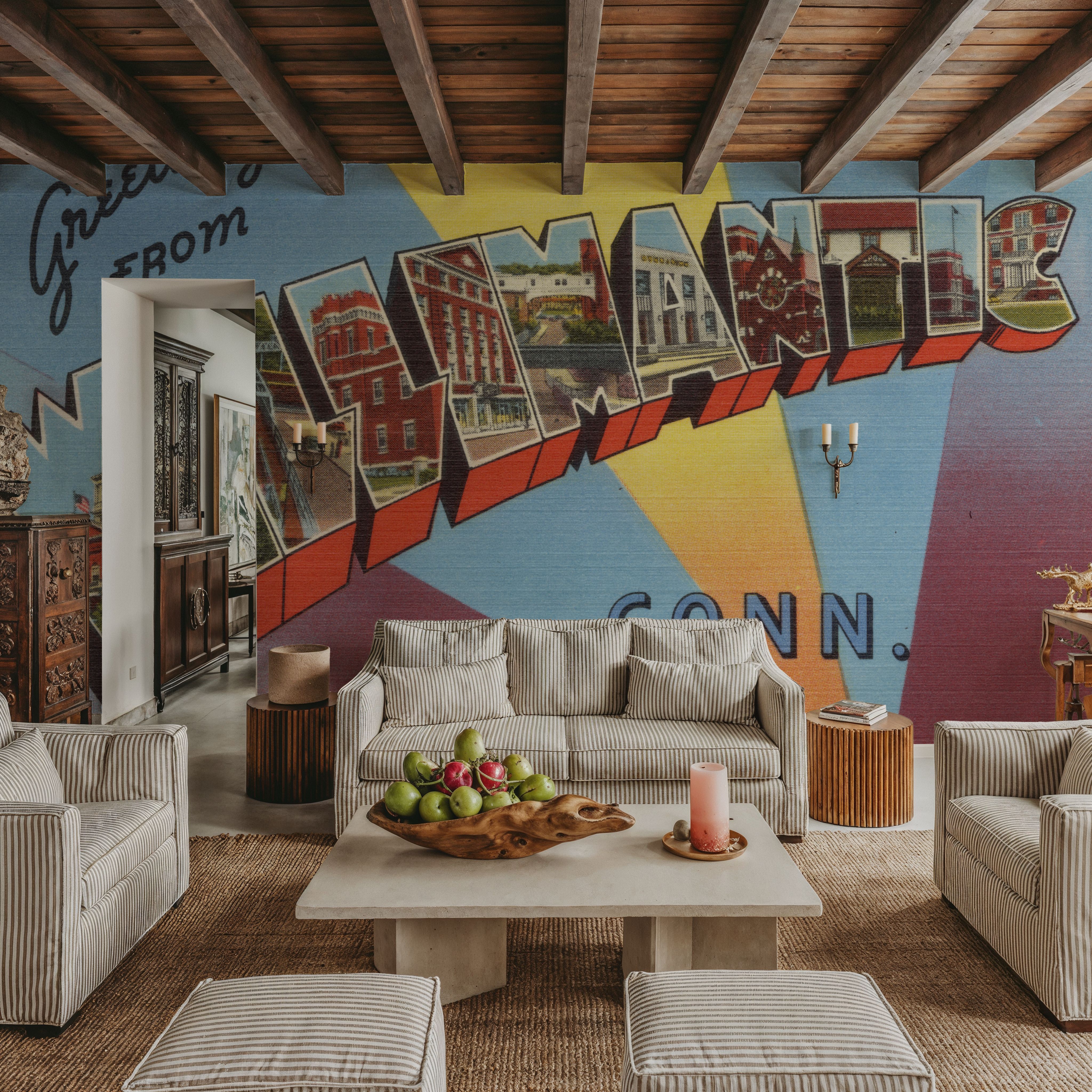 Greetings from Willimantic - Screenprint Postcard