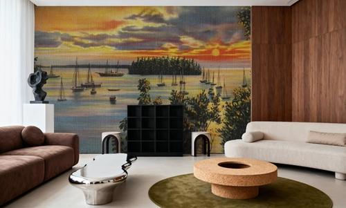 Greetings from Sunset Views - Screenprint Postcard