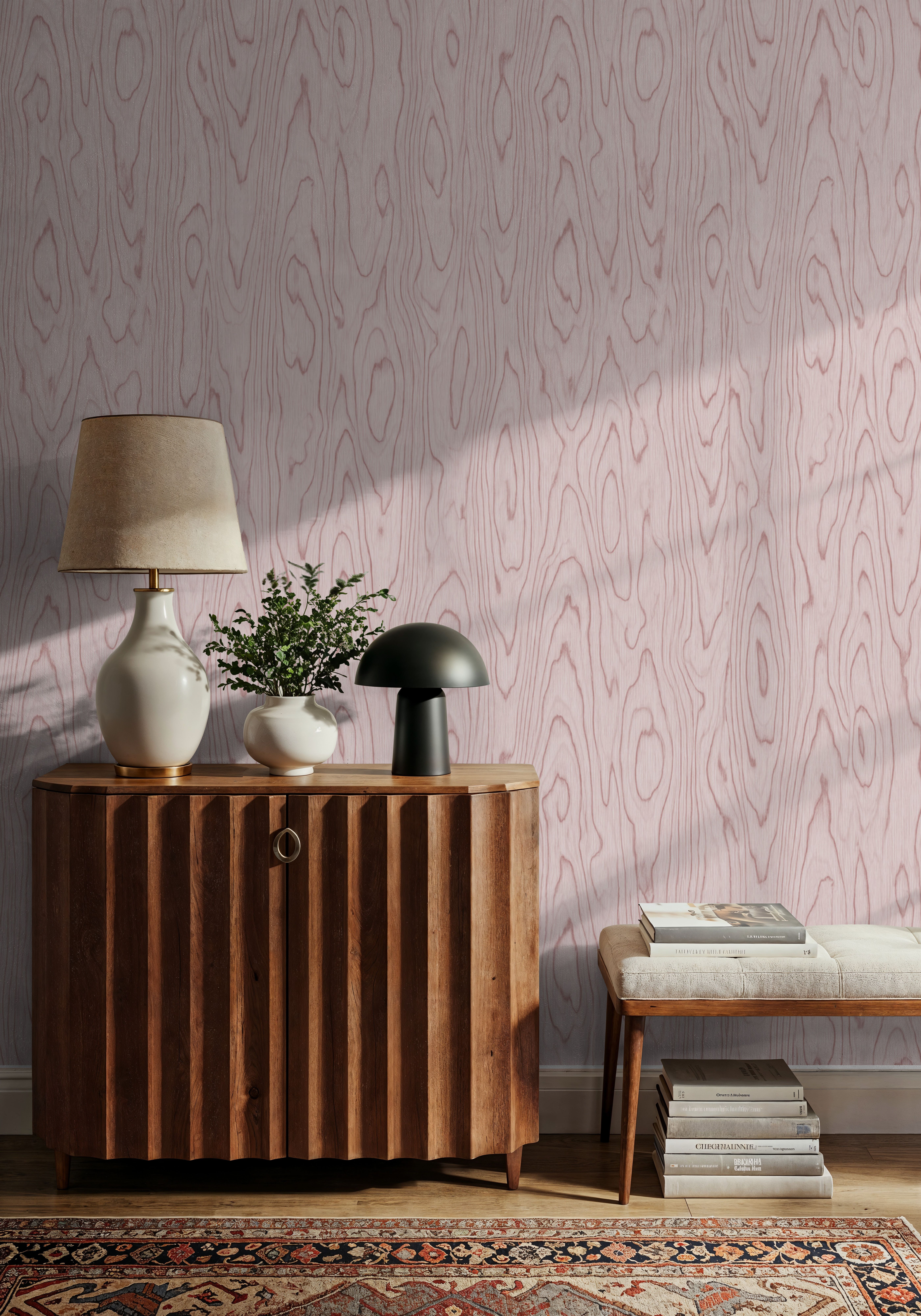 Conoid Grain, Alizarin Pink