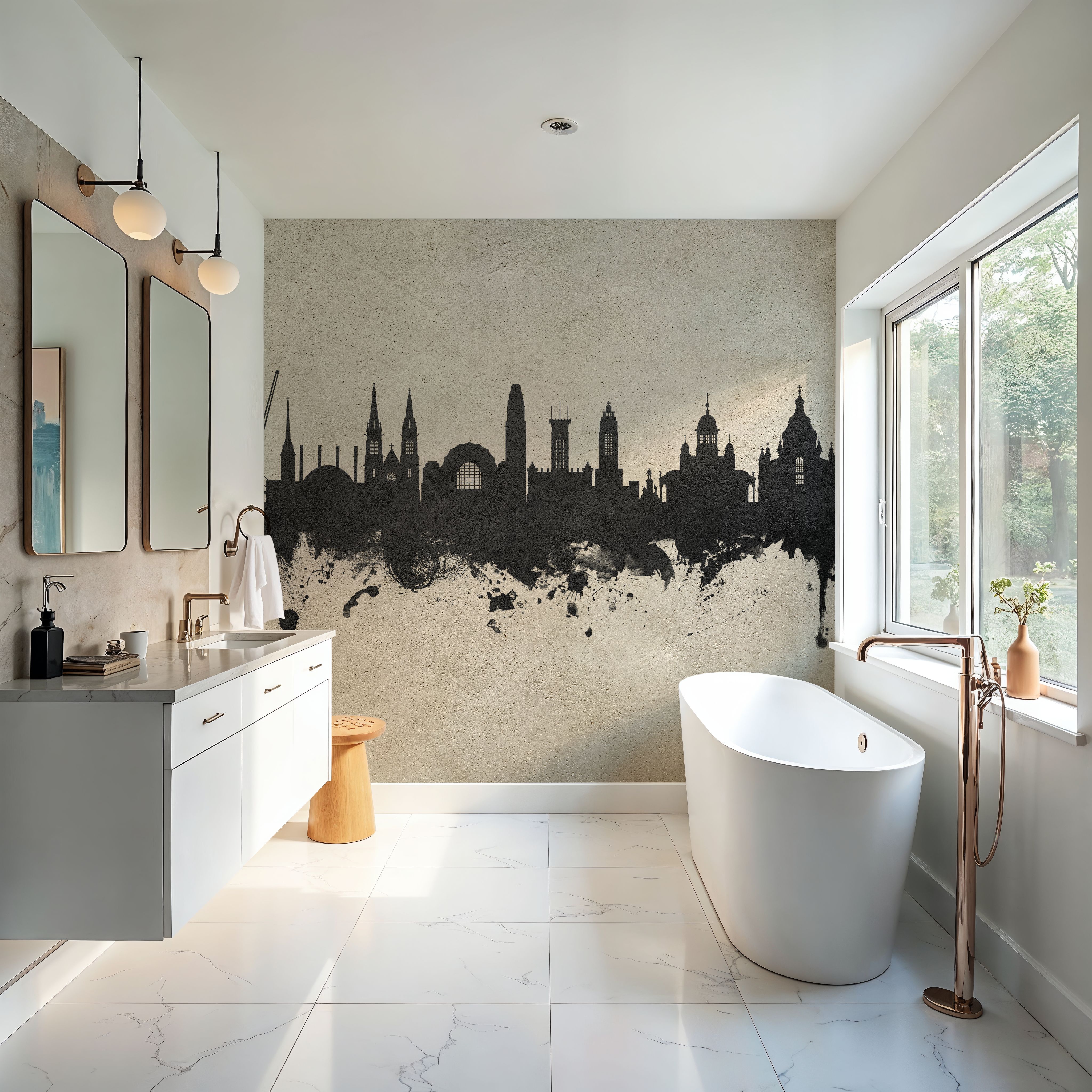 Helsinki Skyline Concrete