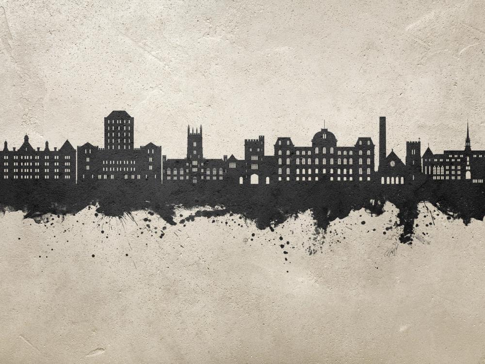 Poughkeepsie New York Skyline Concrete