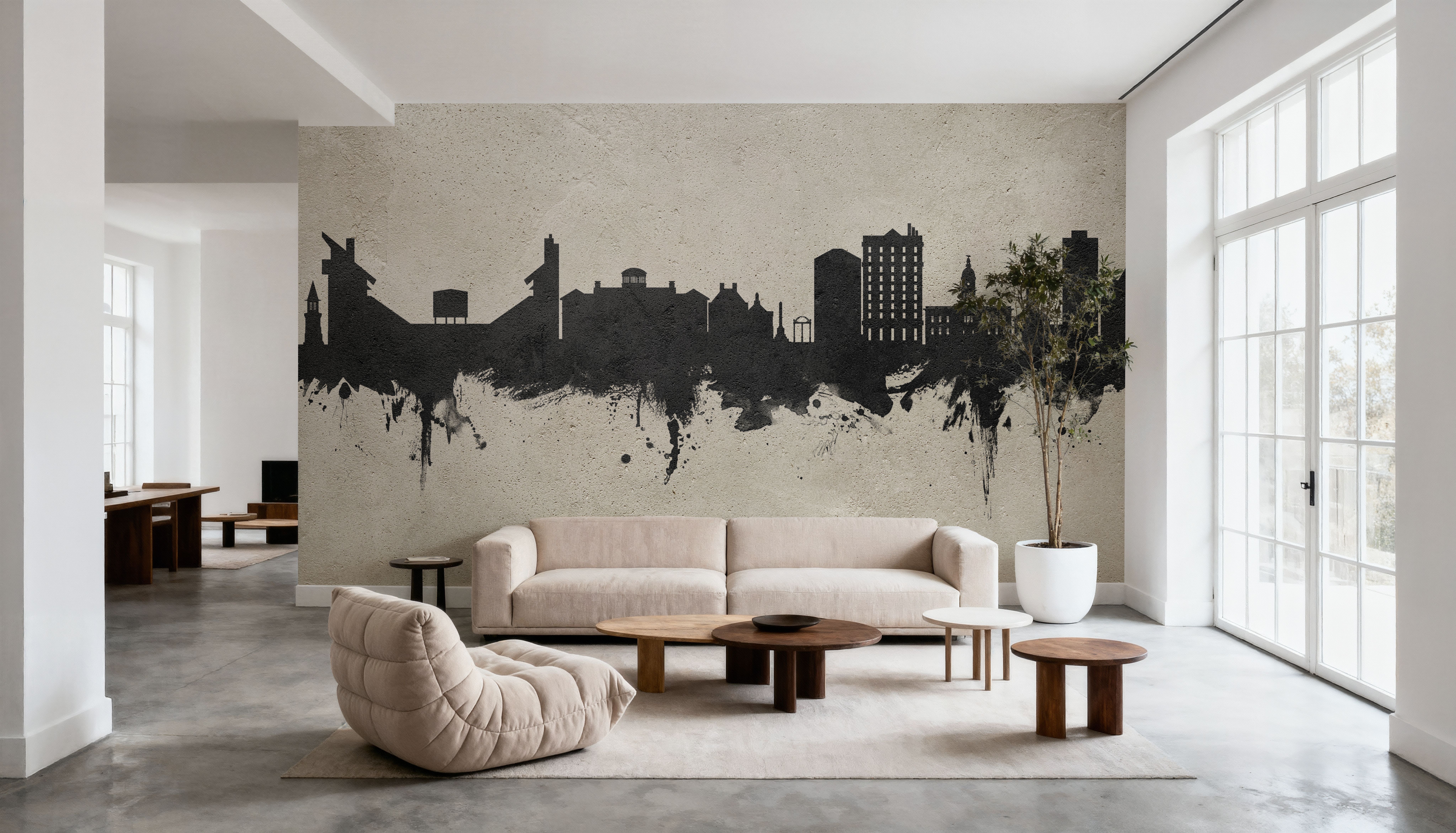 Athens Georgia Skyline Concrete