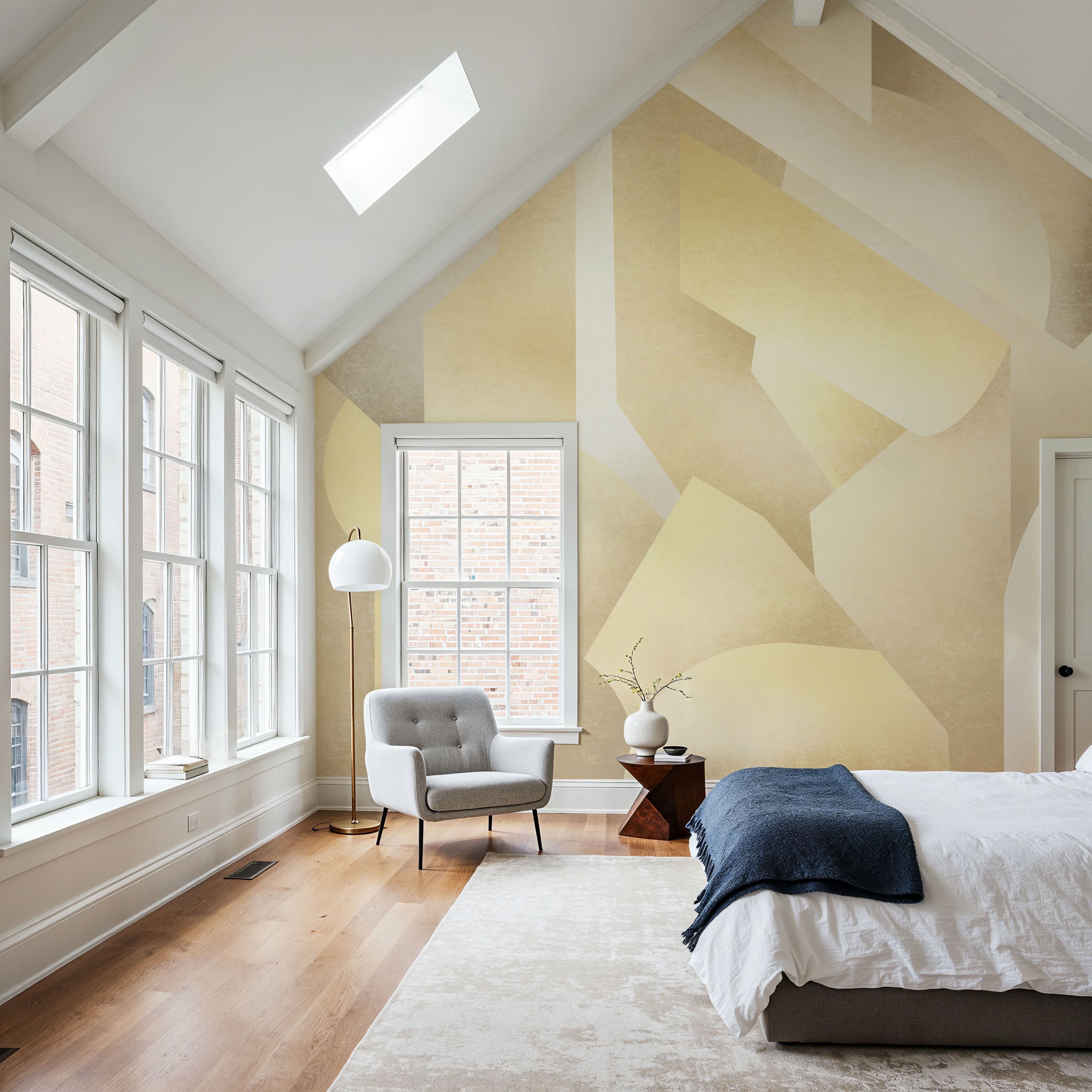 Chalky Geometrica, Butter Yellow