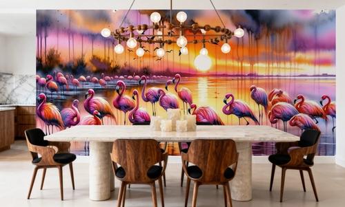 Flamingo Sunset