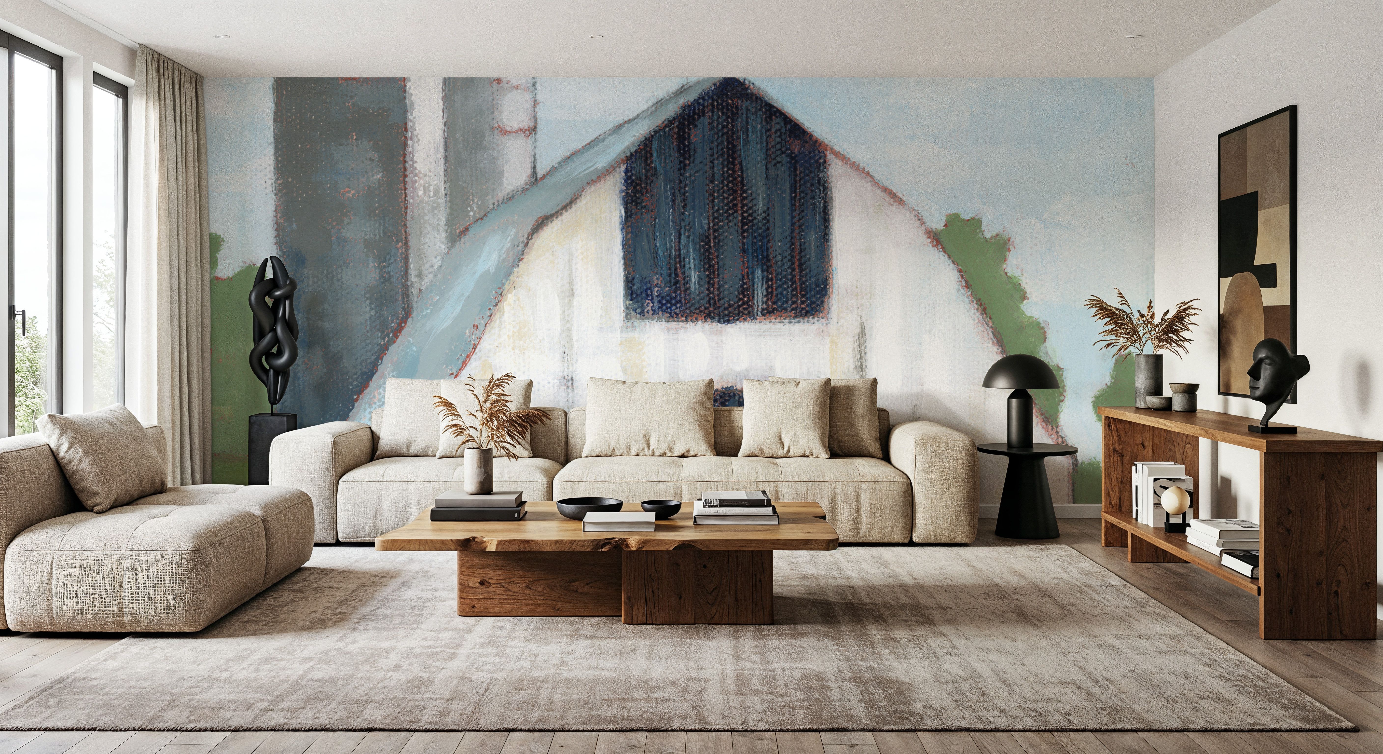 Little White Barn, Papel de parede