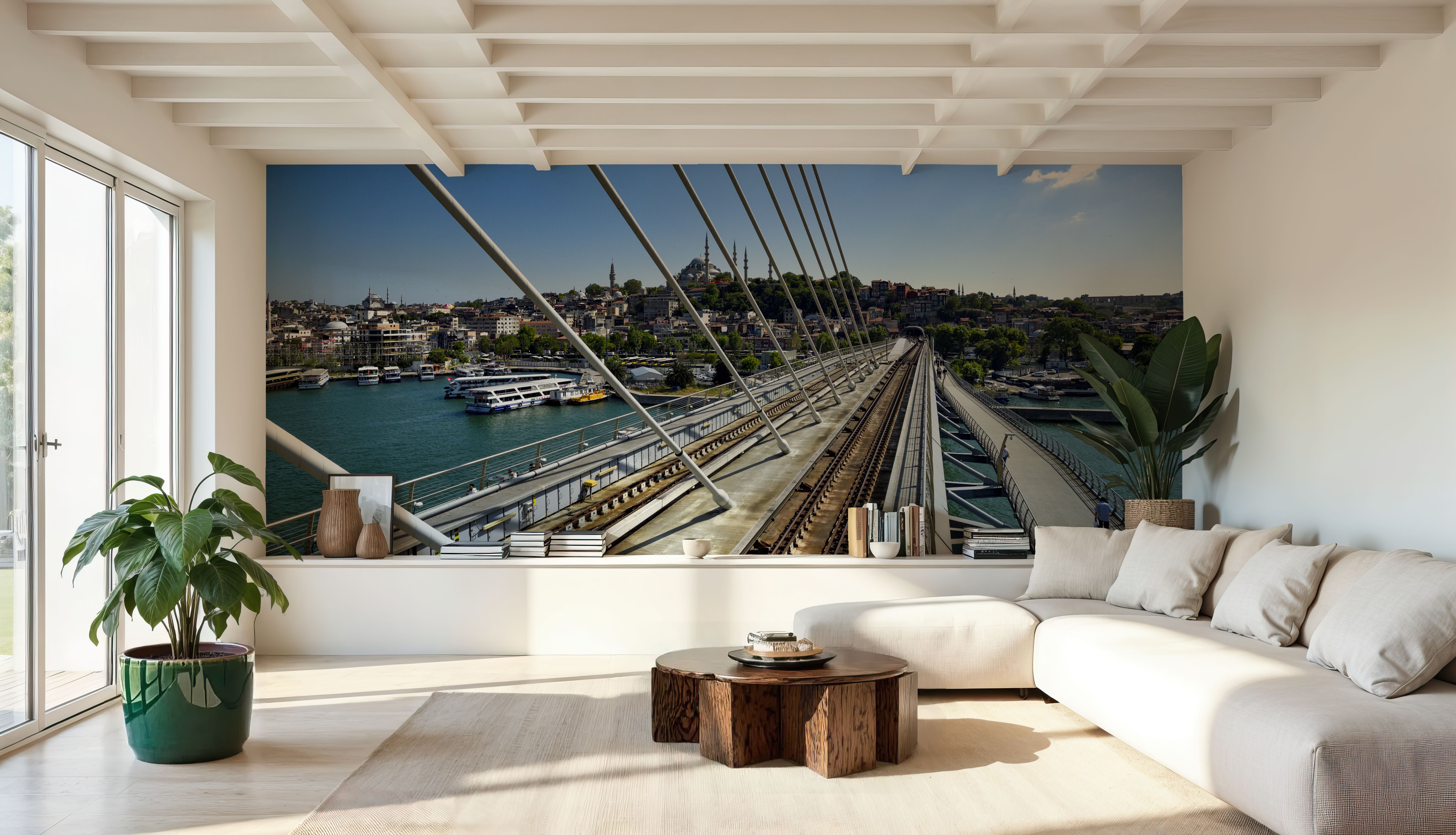 Urban Bridge Panorama