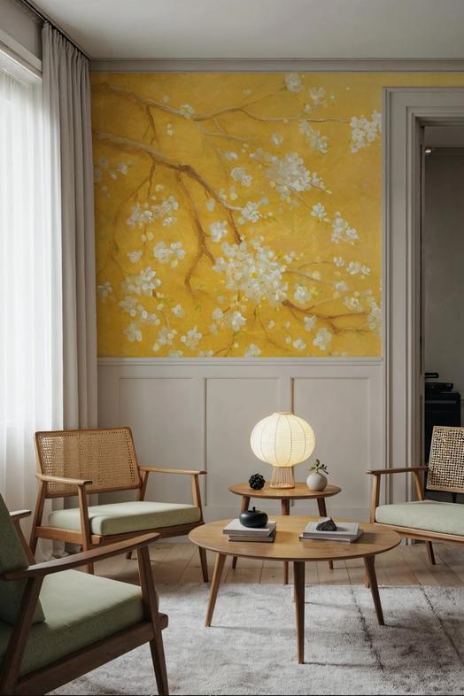 White Cherry Blossoms I