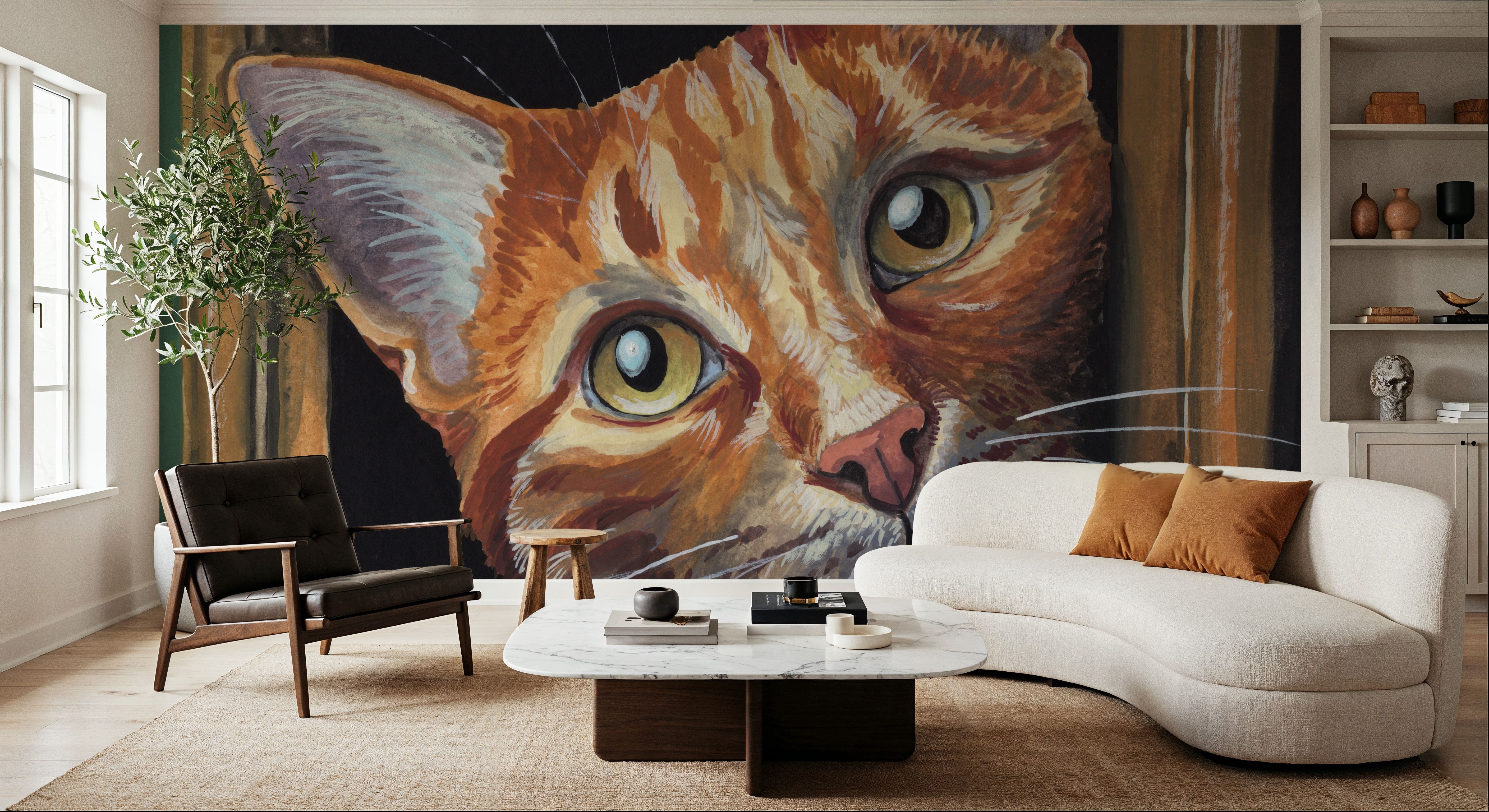 Purrfect Likeness, Tapeten