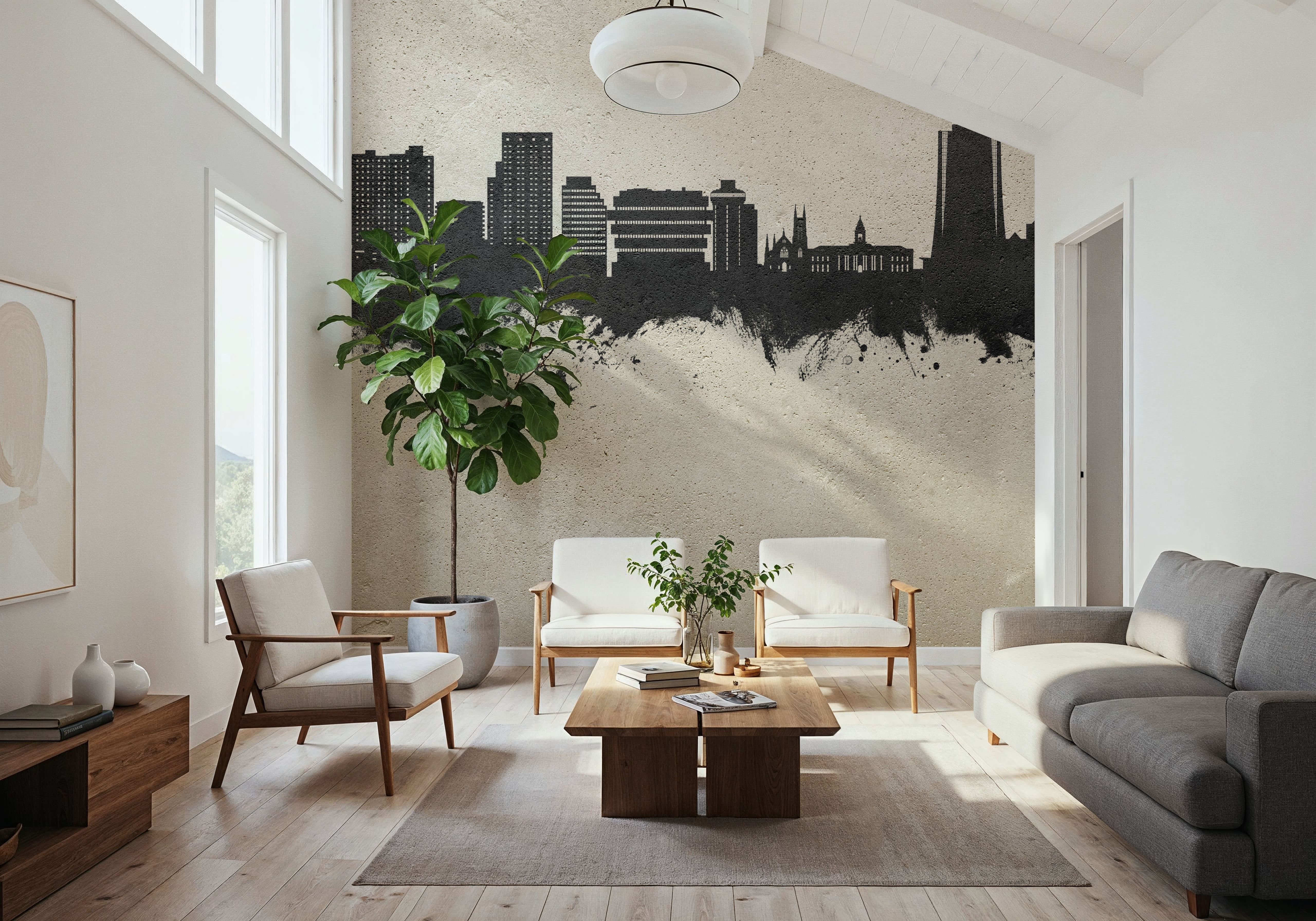 Stamford Connecticut Skyline Concrete